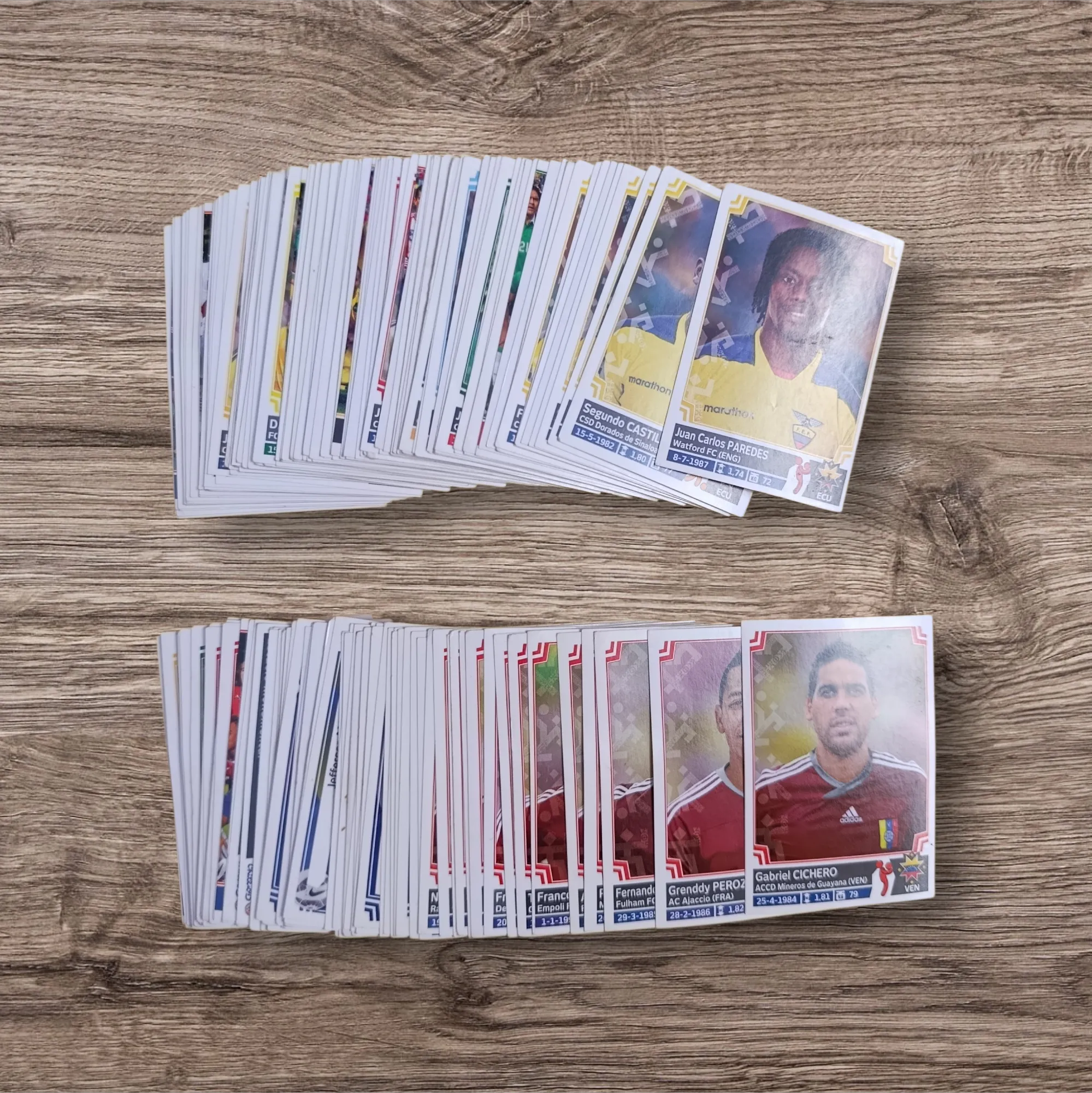 Lote 179 figuritas sin repetir Copa América Chile 2015