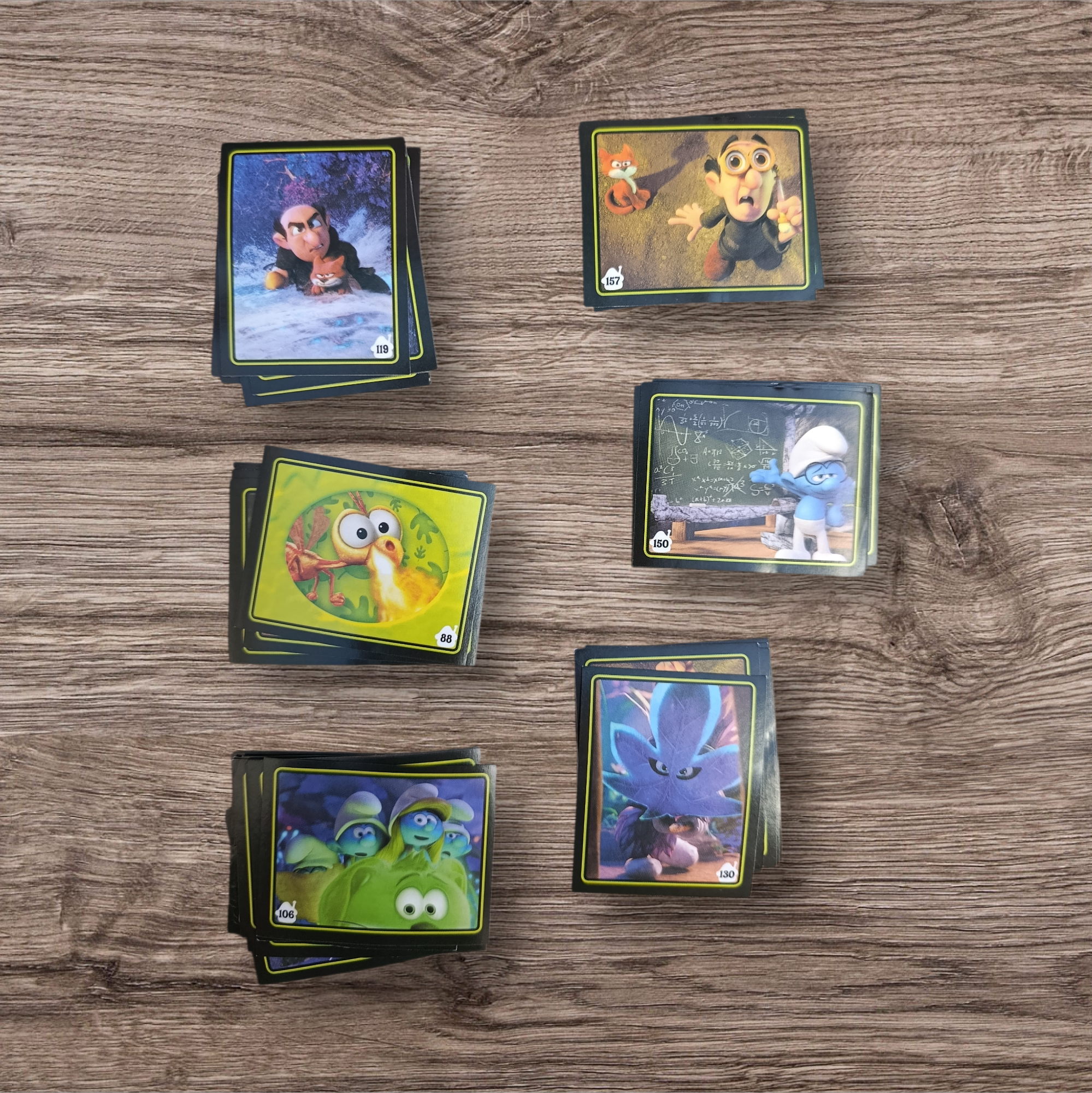 Lote 42 figuritas Los Pitufos