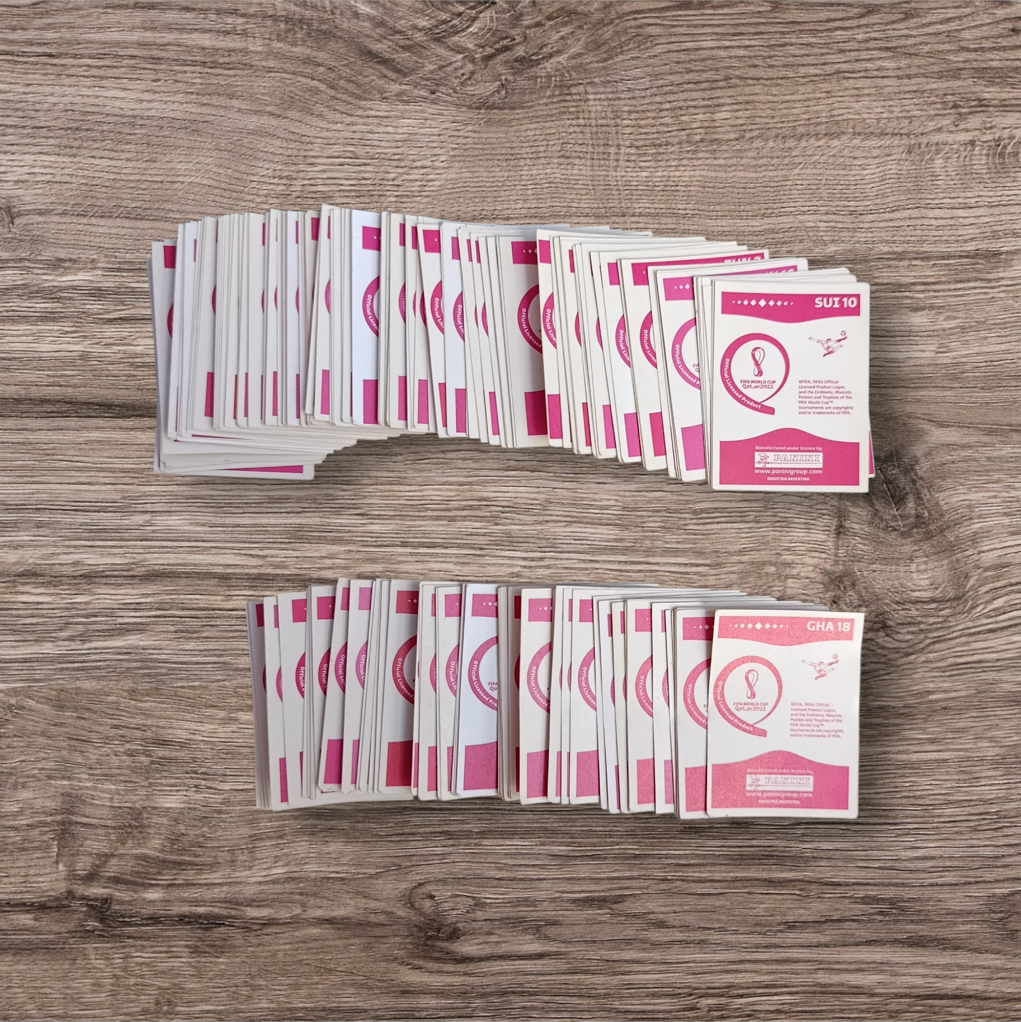 Lote 182 figuritas sin repetir Mundial Qatar 2022