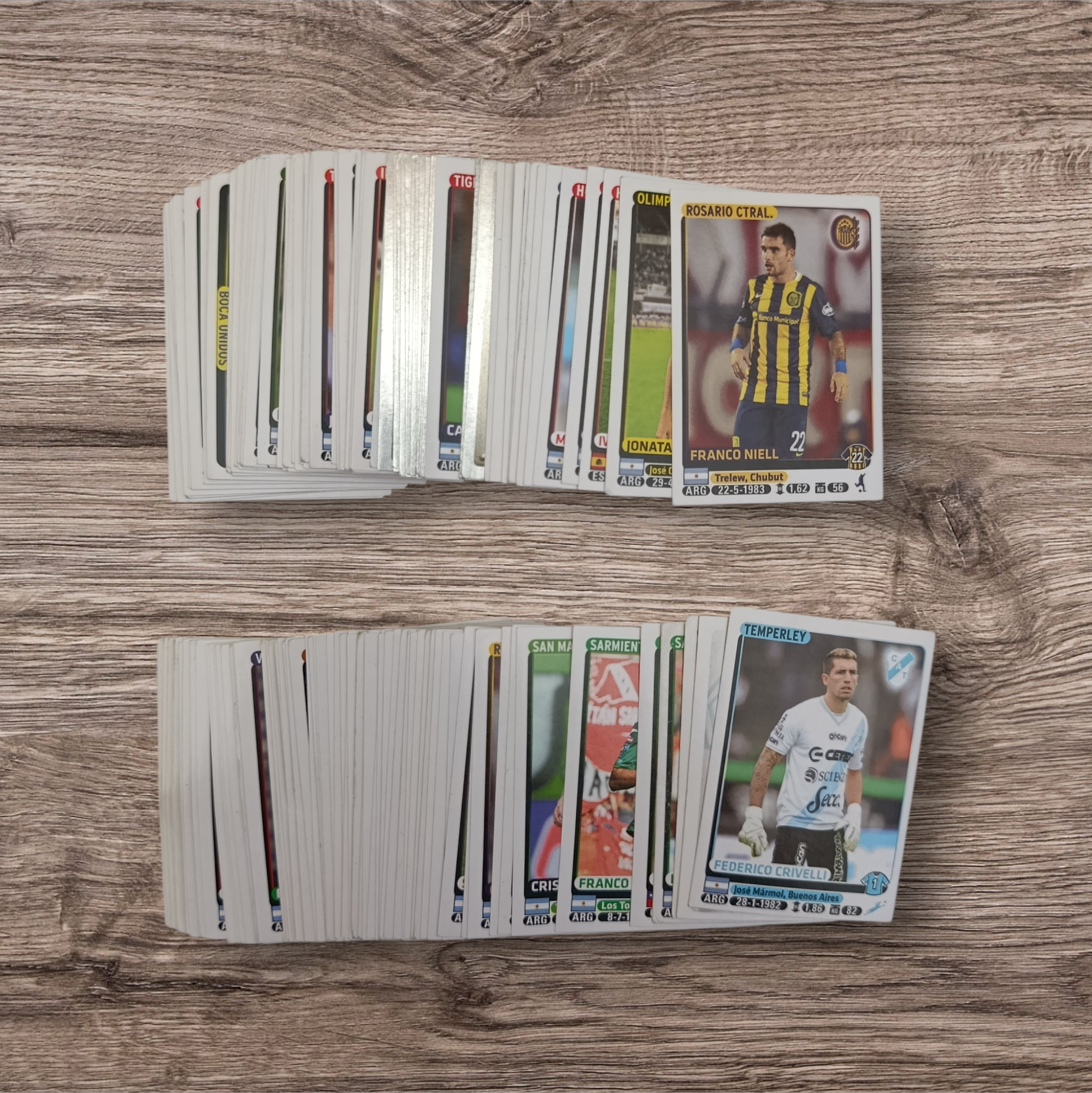 Lote 160 figuritas sin repetir Fútbol Argentino 2015