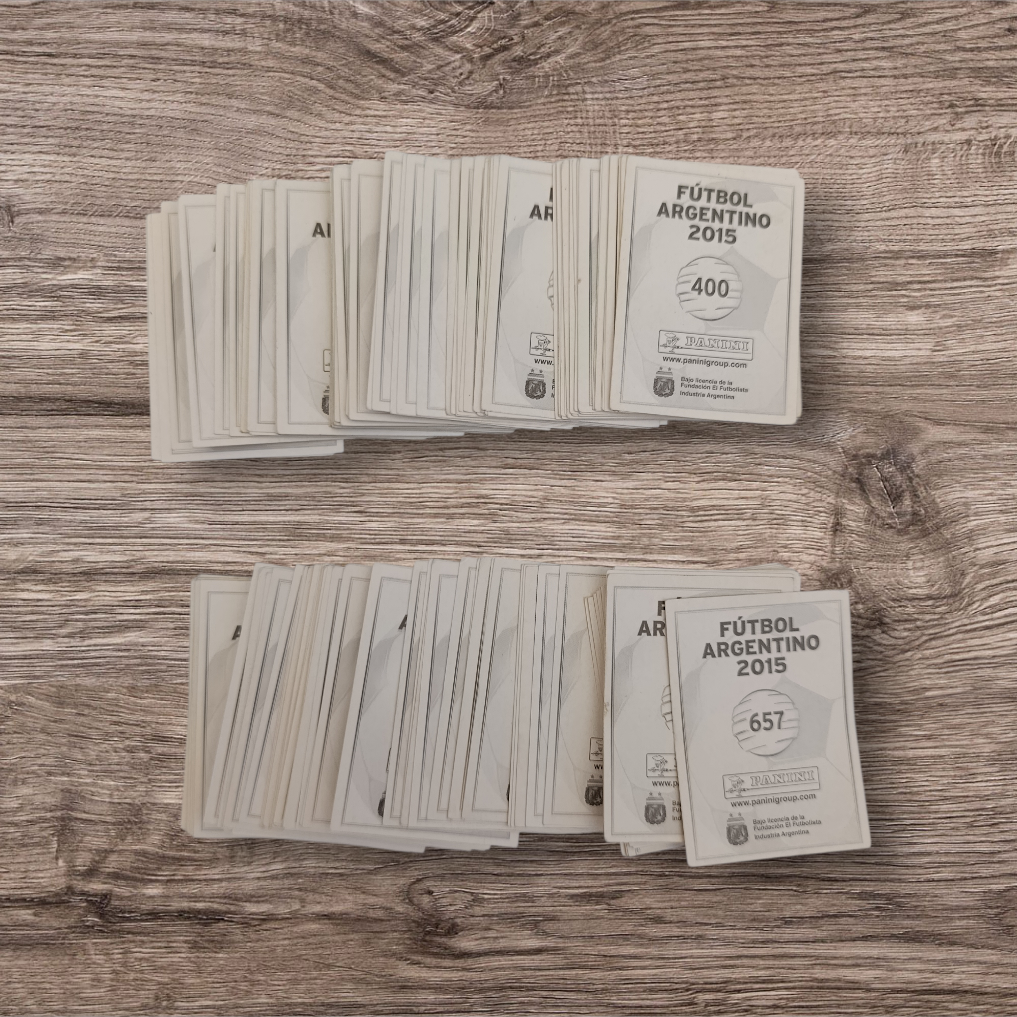 Lote 160 figuritas sin repetir Fútbol Argentino 2015