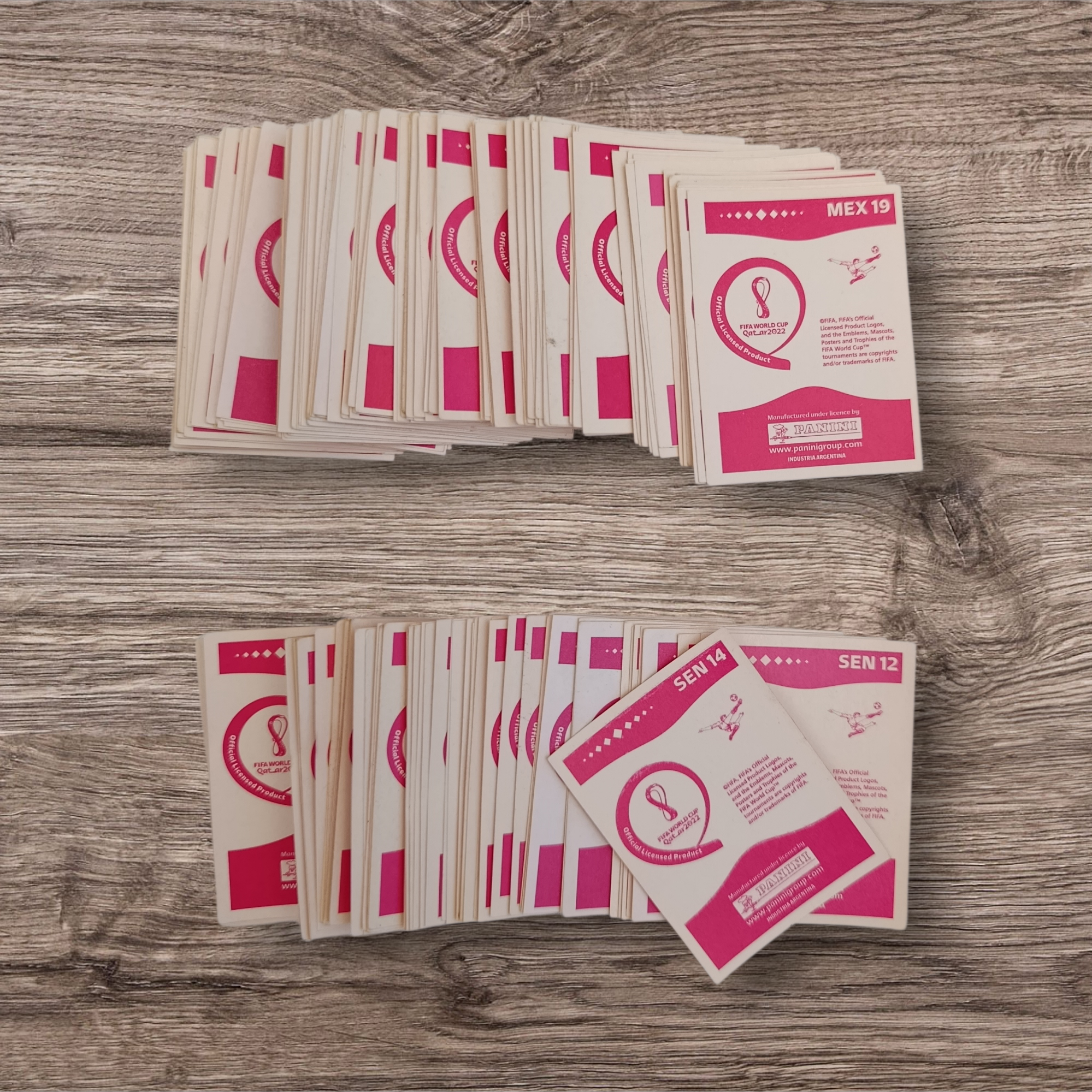 Lote 181 figuritas sin repetir Mundial Qatar 2022