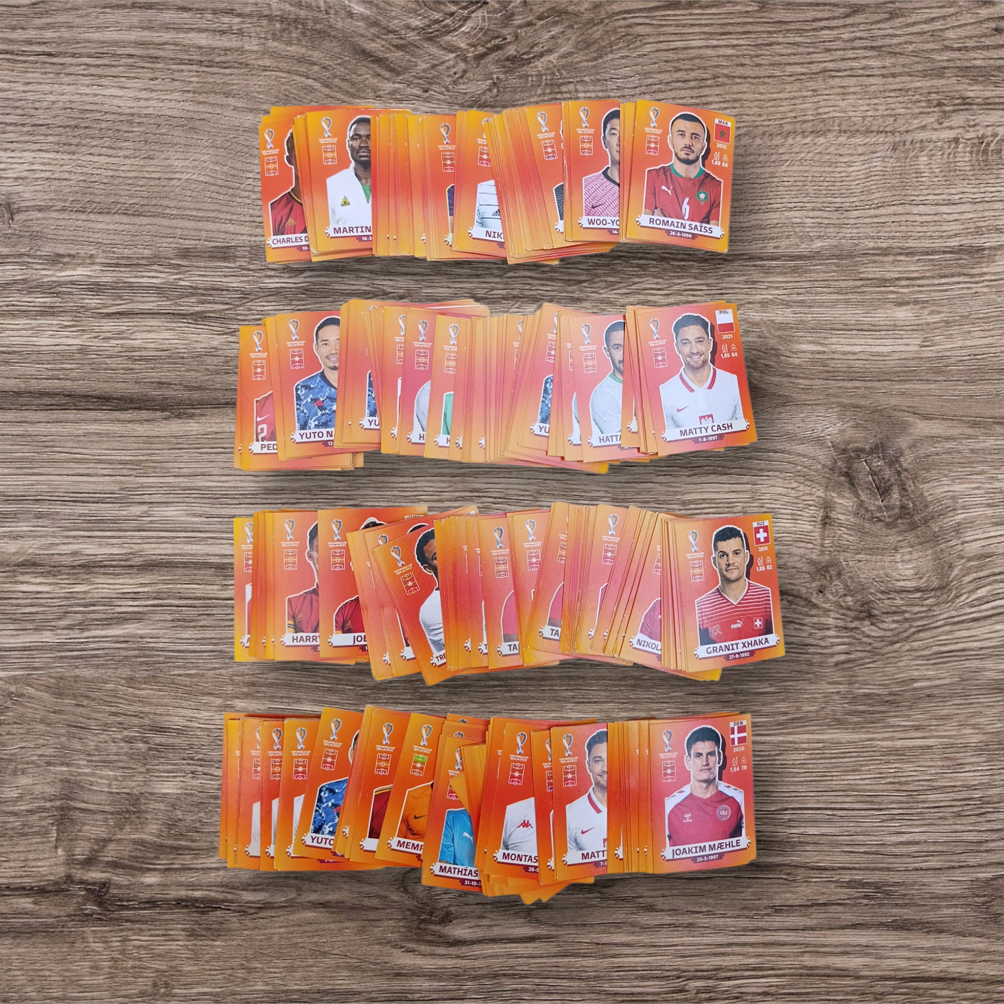 Lote 443 figuritas Mundial Qatar 2022