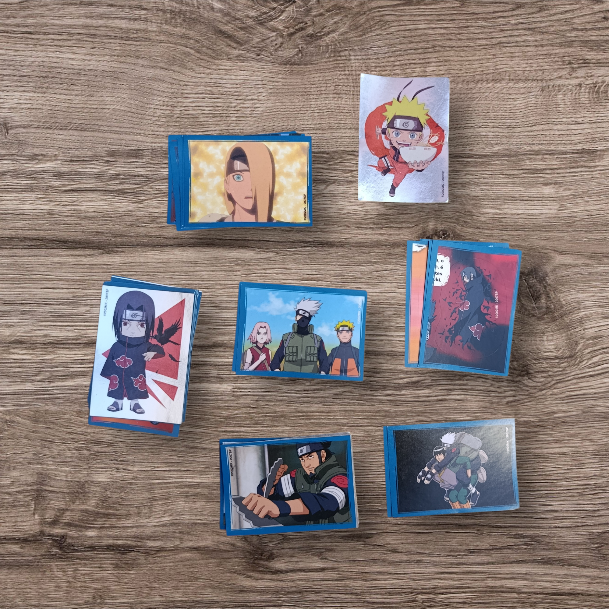 Lote 33 figuritas sin repetir Naruto Shippuden