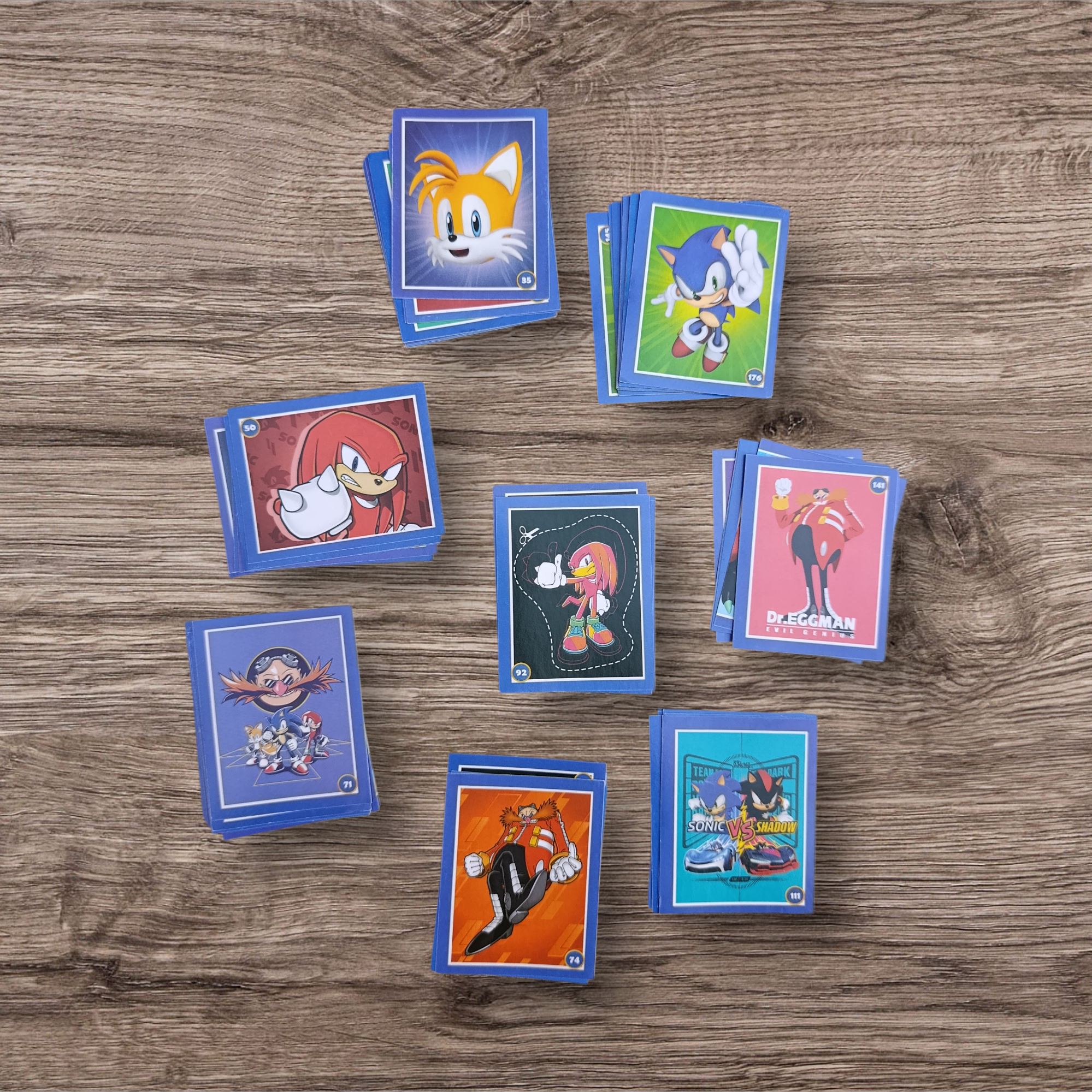 Lote 80 figuritas sin repetir Sonic