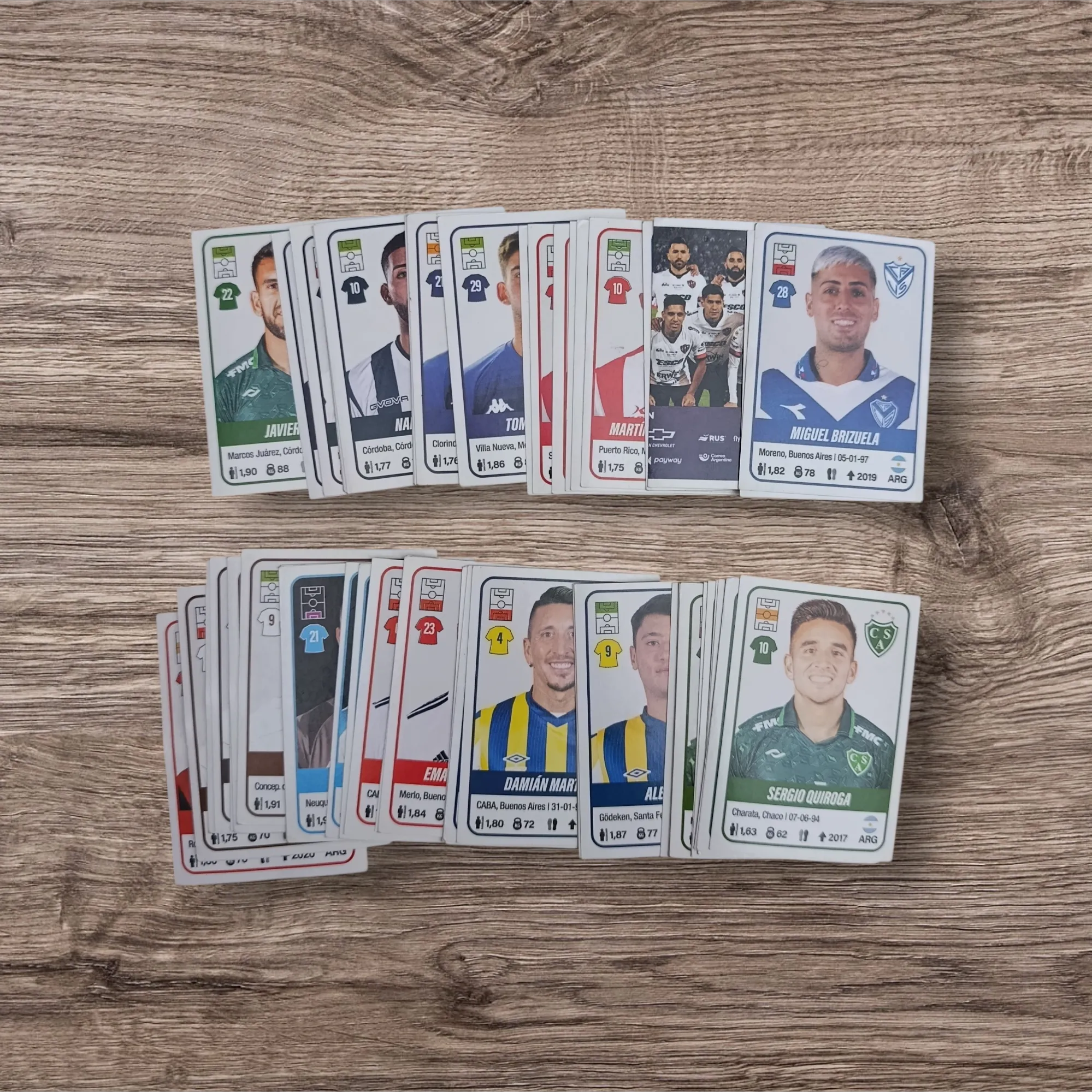 Lote 64 figuritas sin repetir Fútbol Argentino 2023