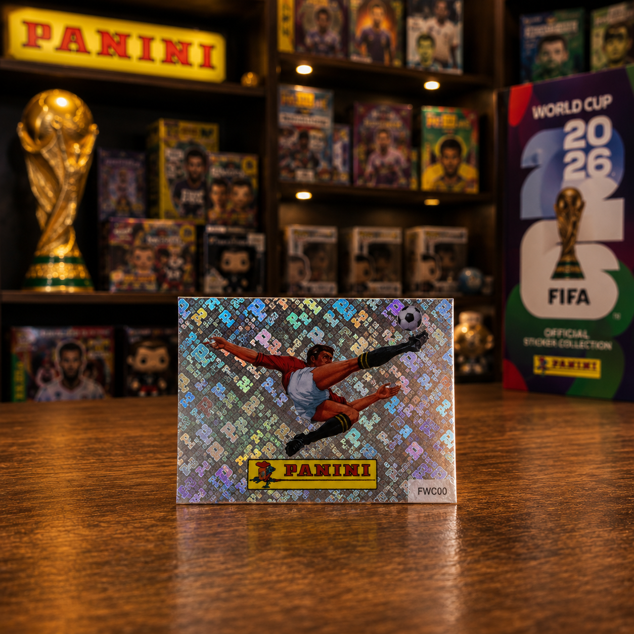 Figurita 00 del Mundial 2026, de Panini