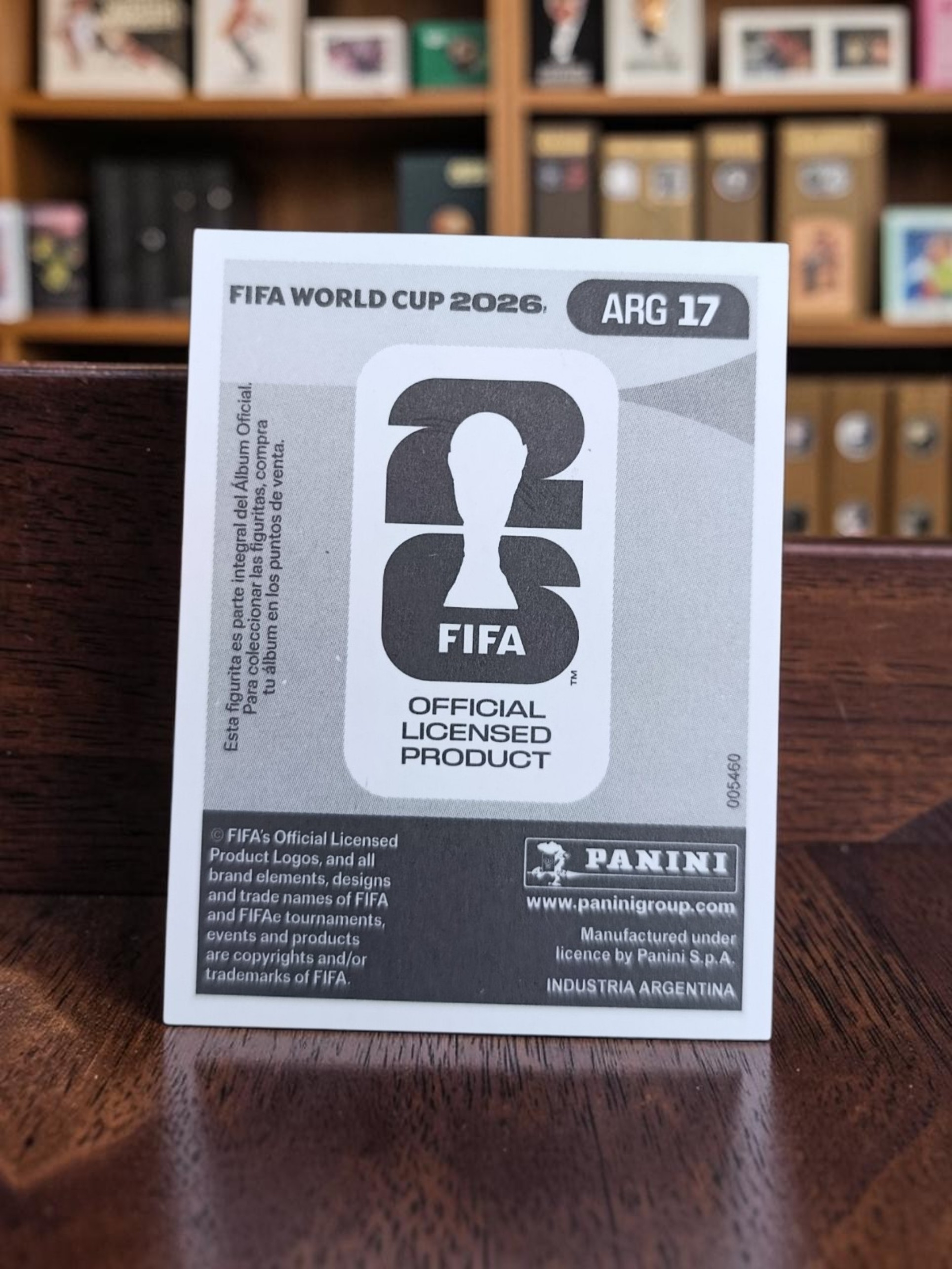 Figurita Messi Mundial 2026 Panini