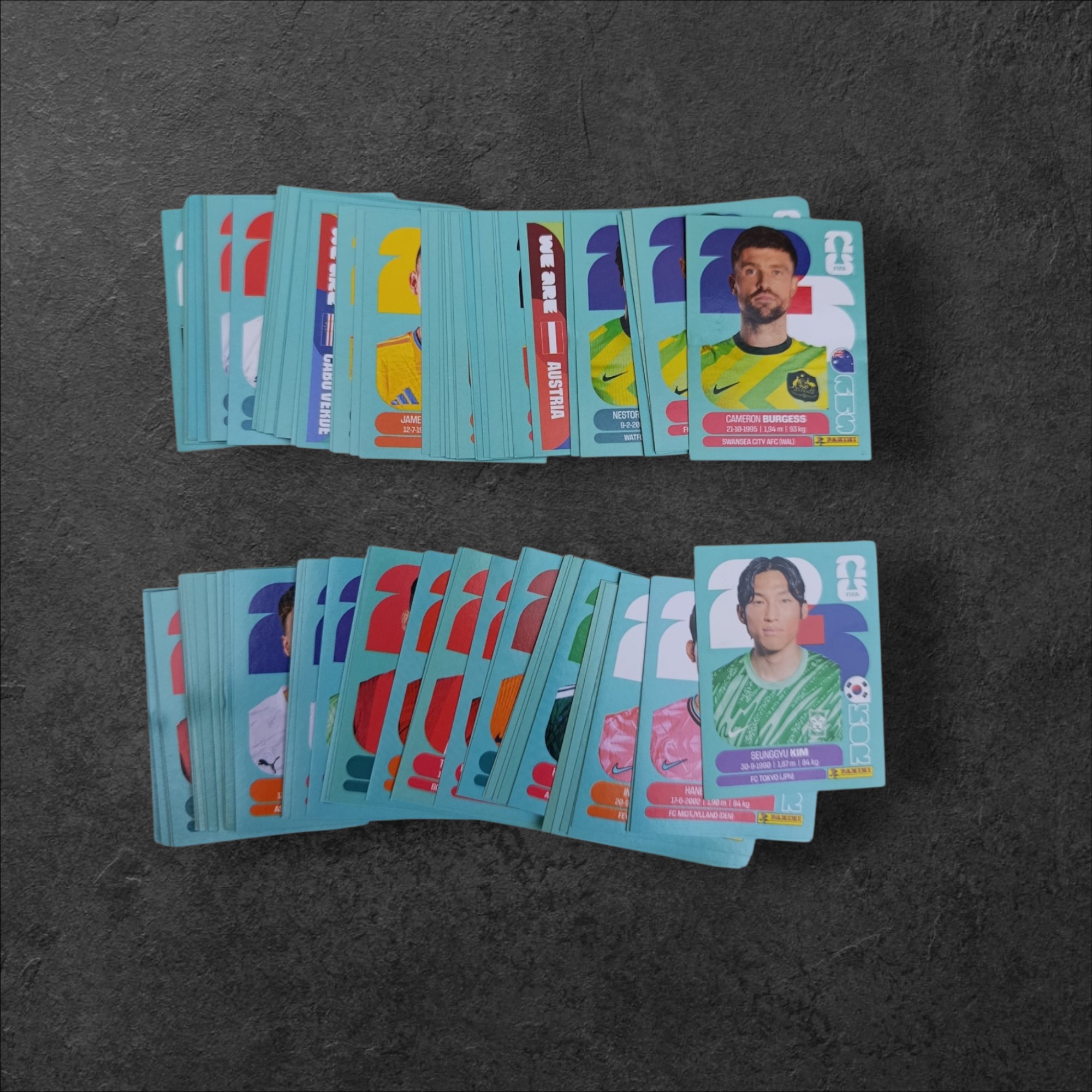 Lote de 100 Figuritas Mundial 2026 (Panini) Sin Repetir