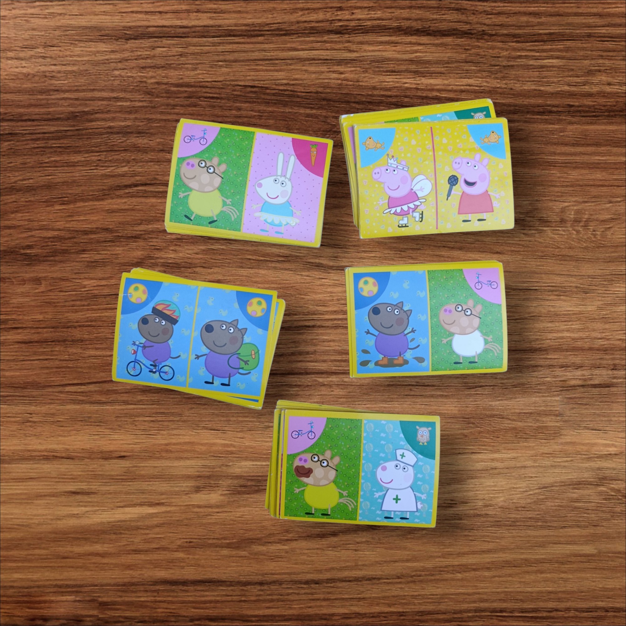 Lote de 55 Figuritas de Peppa Pig (Panini) Con Repetidas