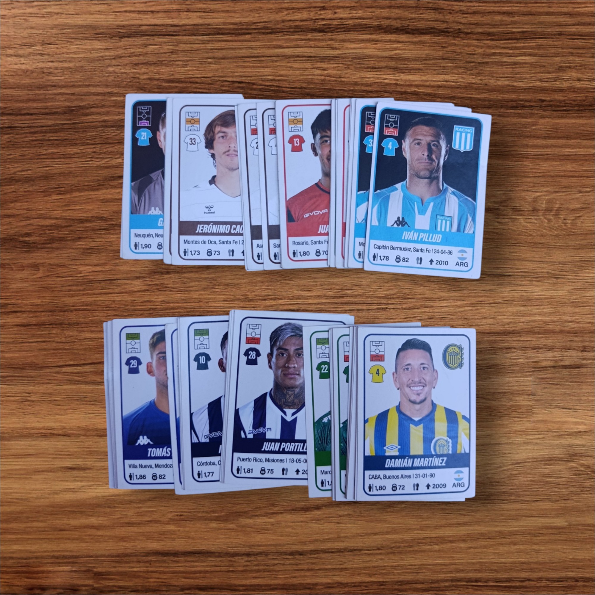 Lote de 64 Figuritas Fútbol Argentino 2023 (Panini) Sin Repetir
