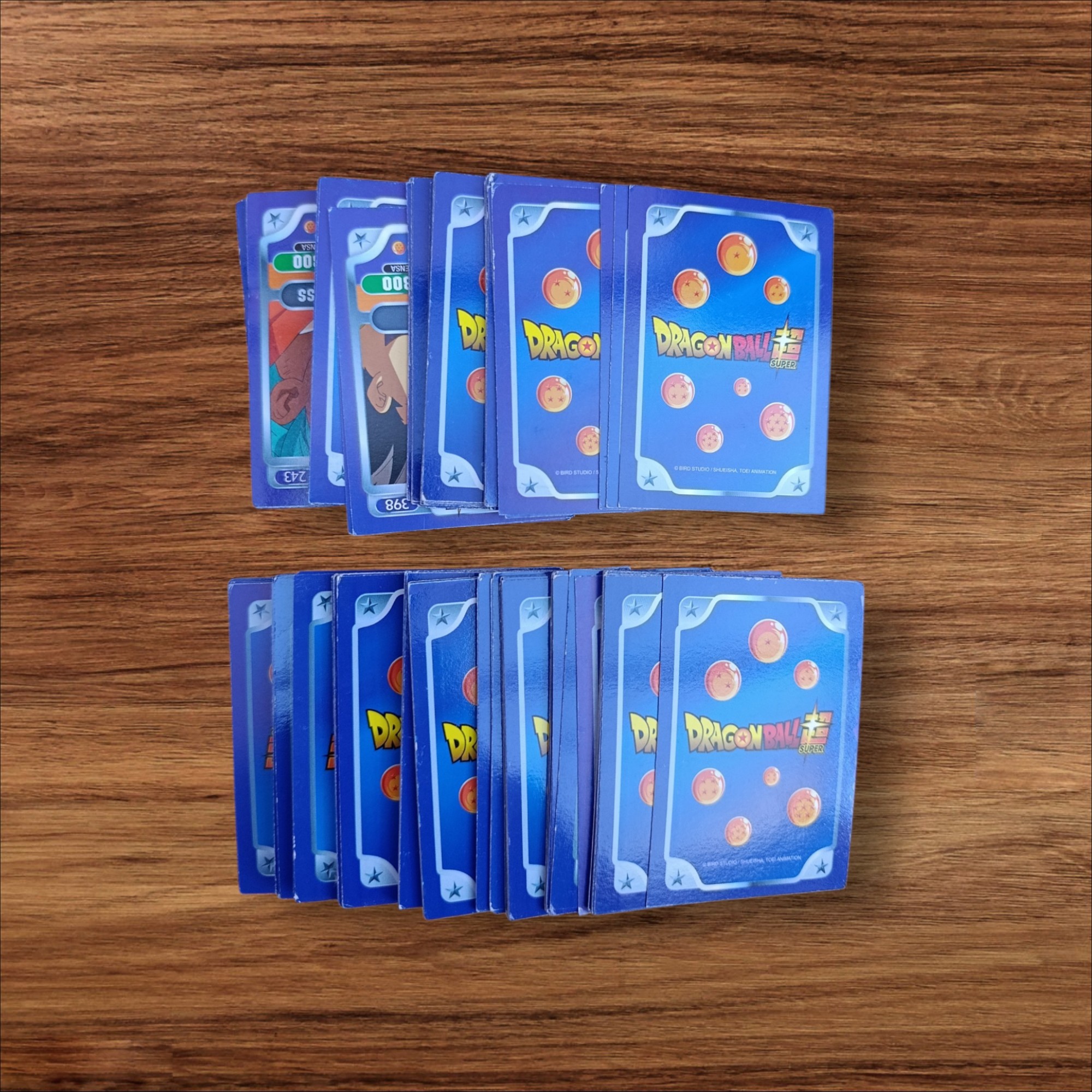 Lote de 149 Cartas de Dragon Ball Super en Excelente Estado