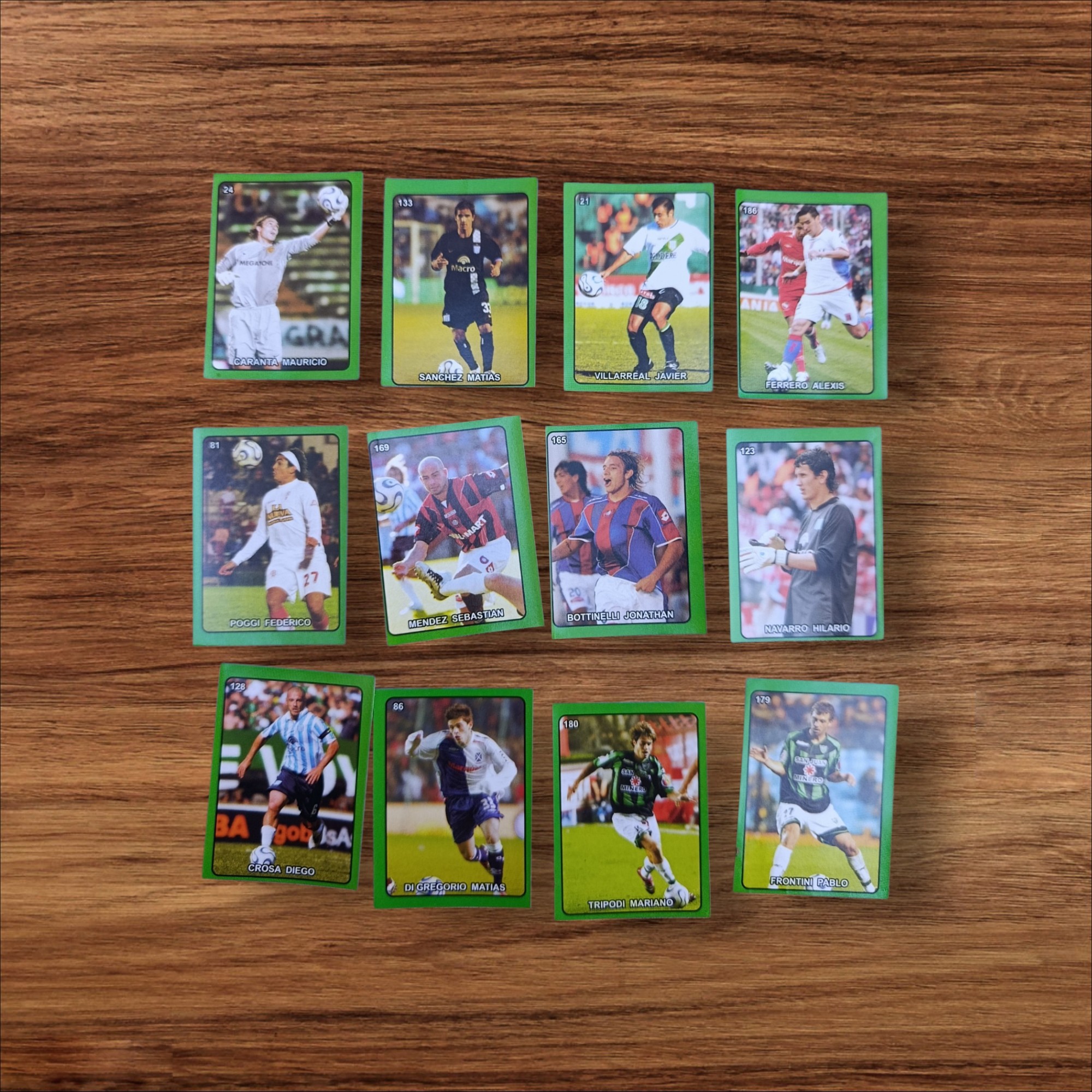 Lote de 24 Figuritas Fútbol Argentino 2007 Sin Repetir