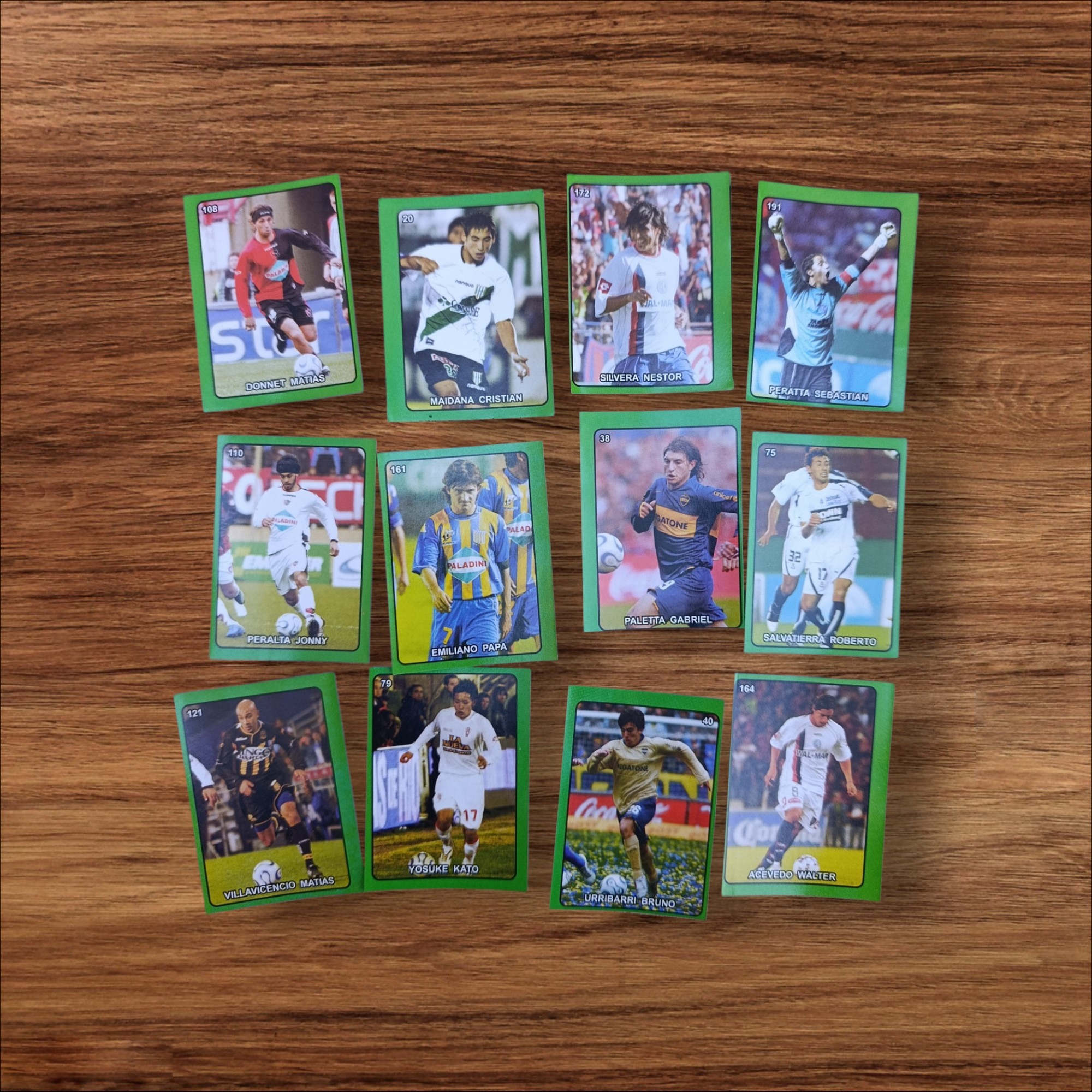 Lote de 24 Figuritas Fútbol Argentino 2007 Sin Repetir