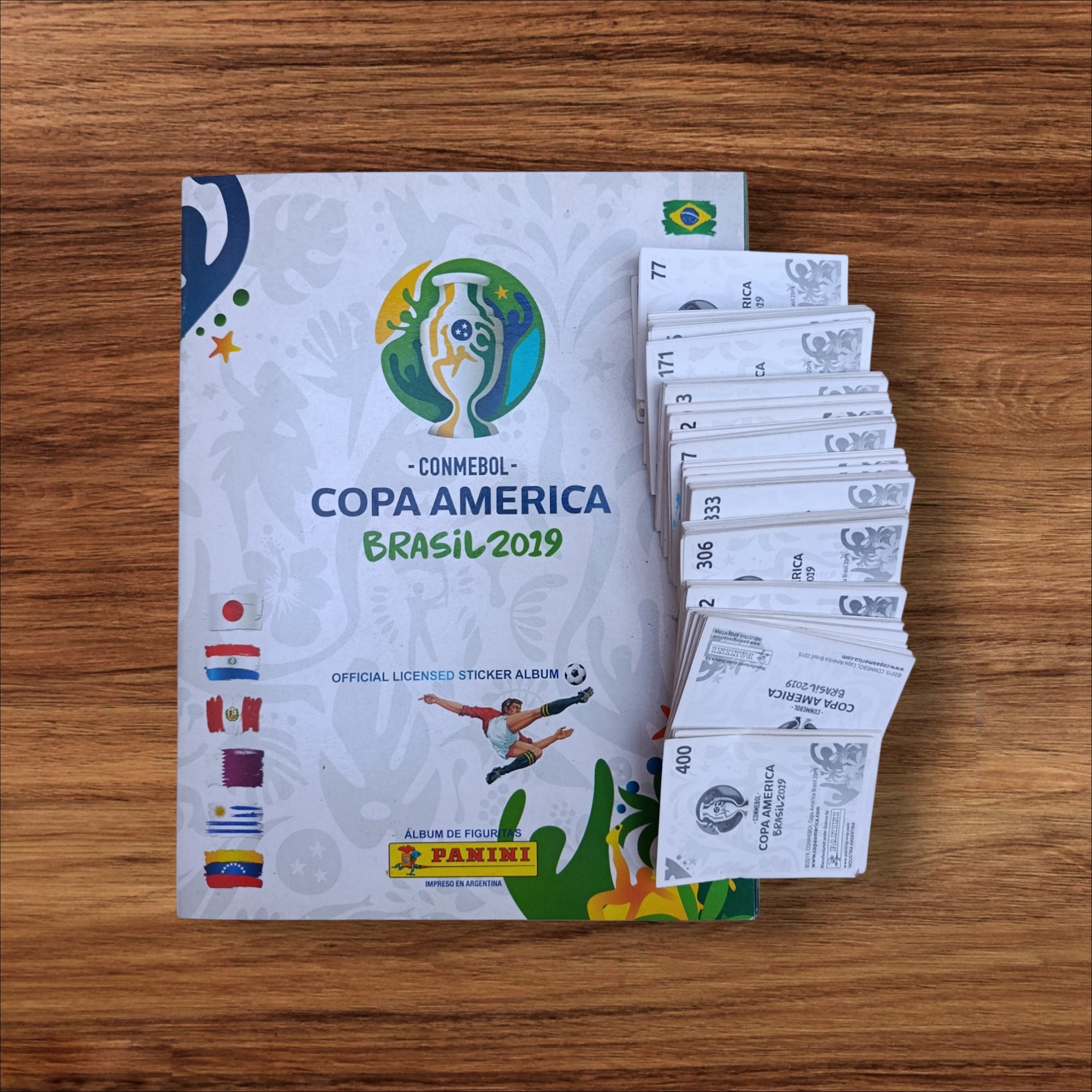 Combo Álbum Copa América Brasil 2019 + 287 Figuritas Sin Repetir