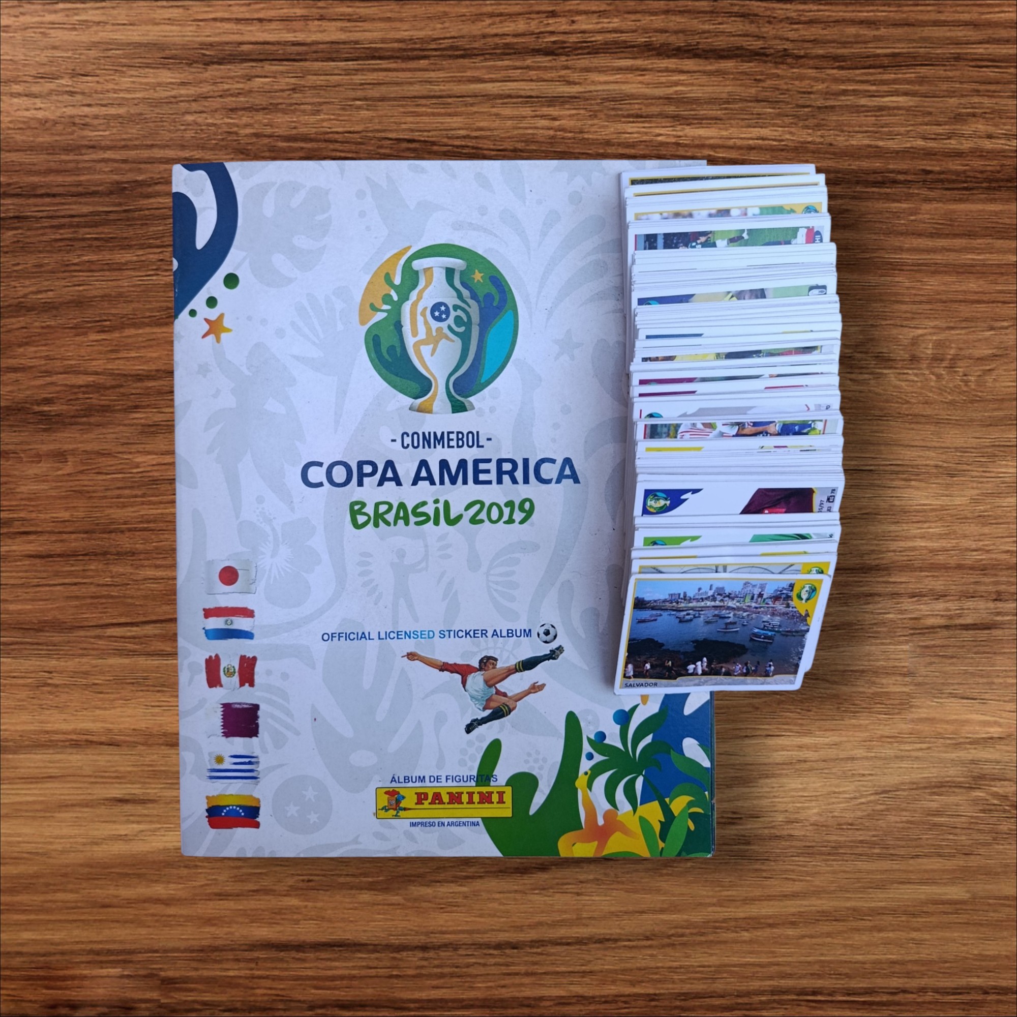 Combo Álbum Copa América Brasil 2019 + 287 Figuritas Sin Repetir
