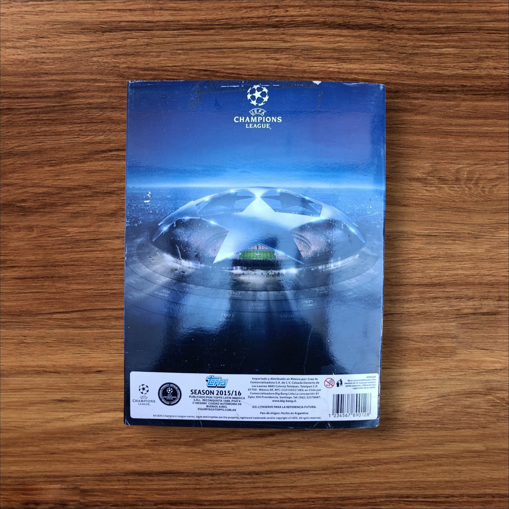 Álbum Vacío Champions League 2015-2016