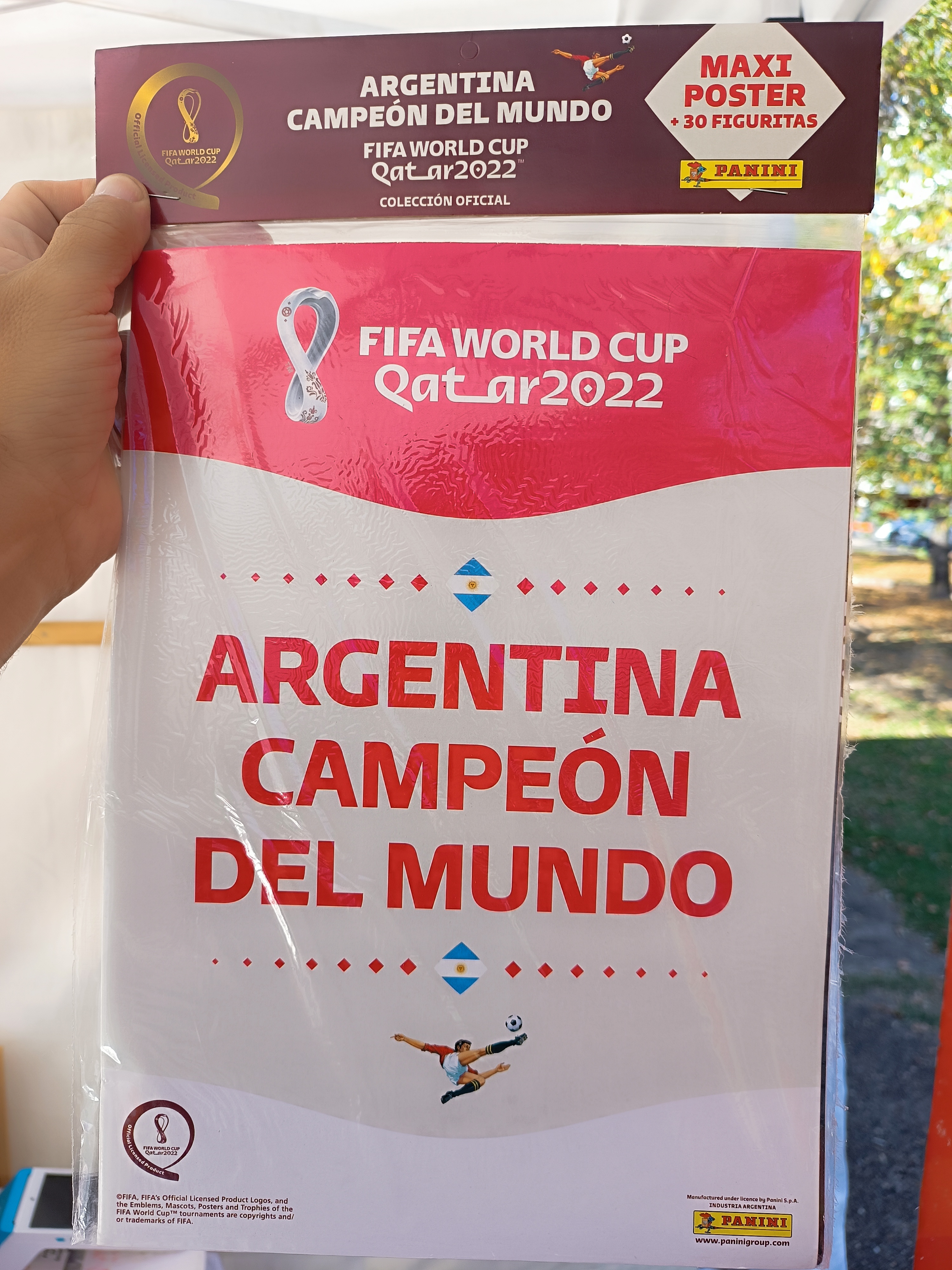 Maxi Póster Argentina Campeón Mundial