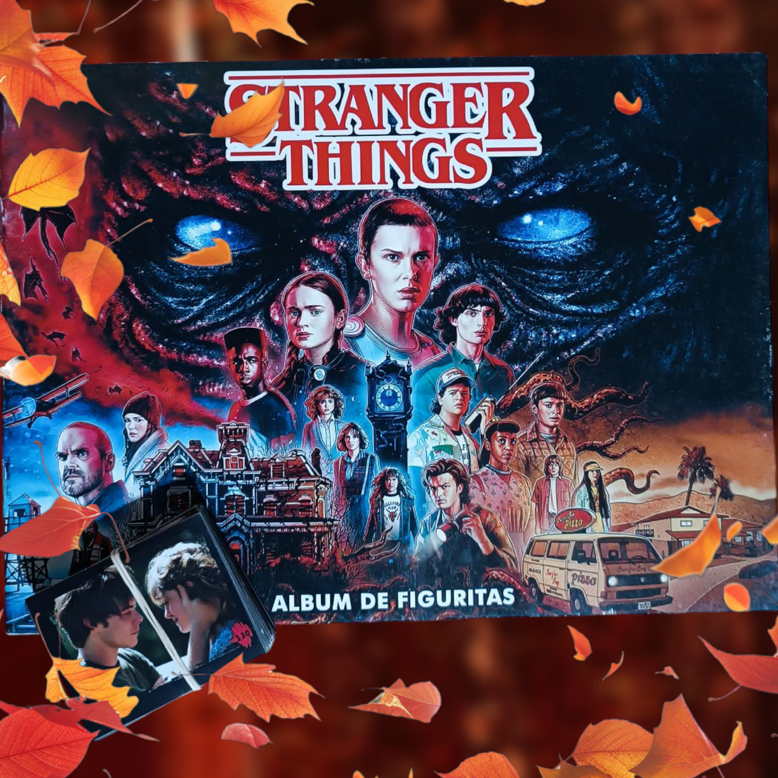 Álbum + 100 figuritas Stranger Things