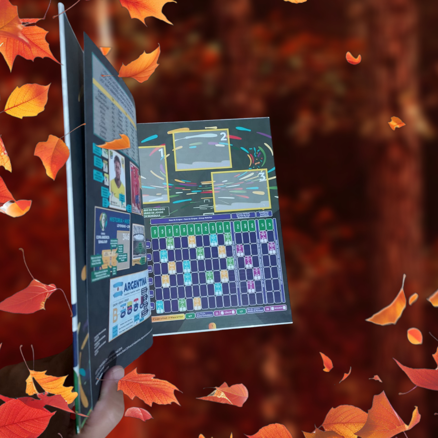 Álbum Copa América 2019 tapa dura