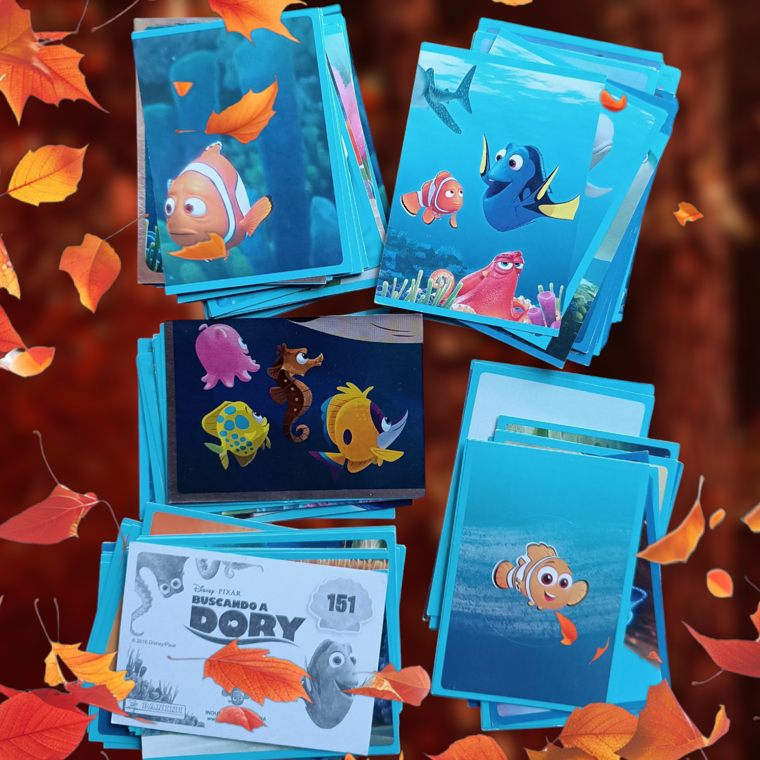 Lote 114 figuritas sueltas sin repetir Buscando a Dory