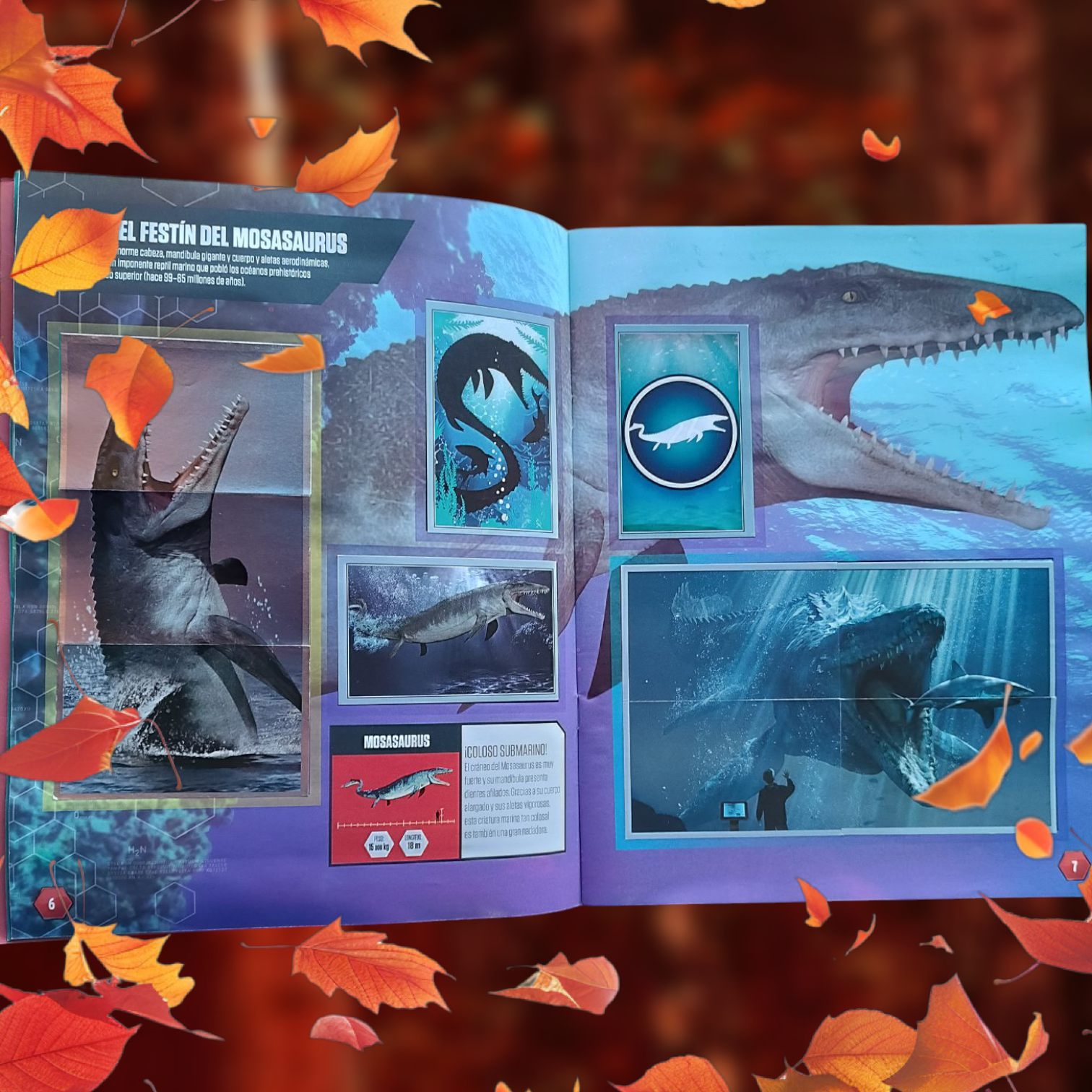 Álbum completo Jurassic World Año 2015