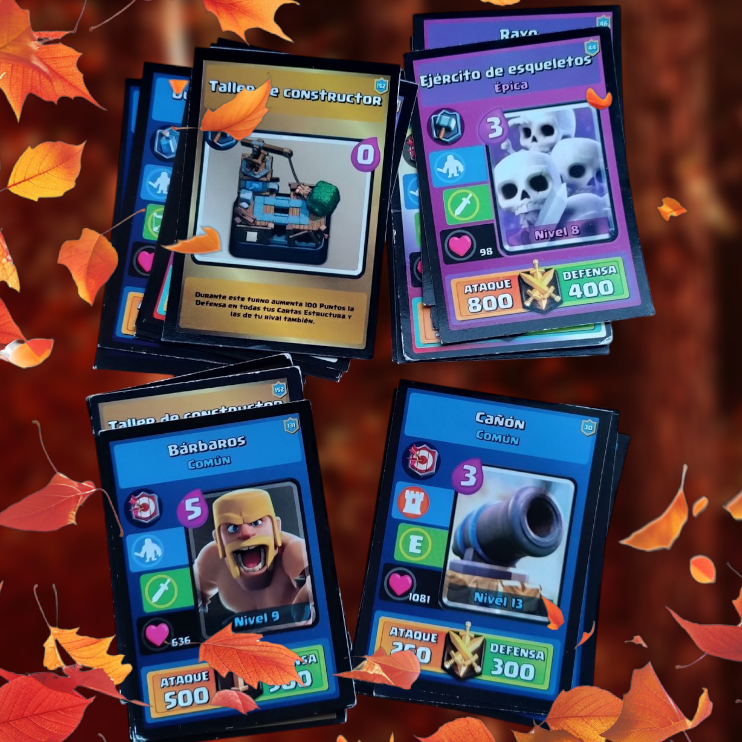 Lote 28 cartas Clash Royale