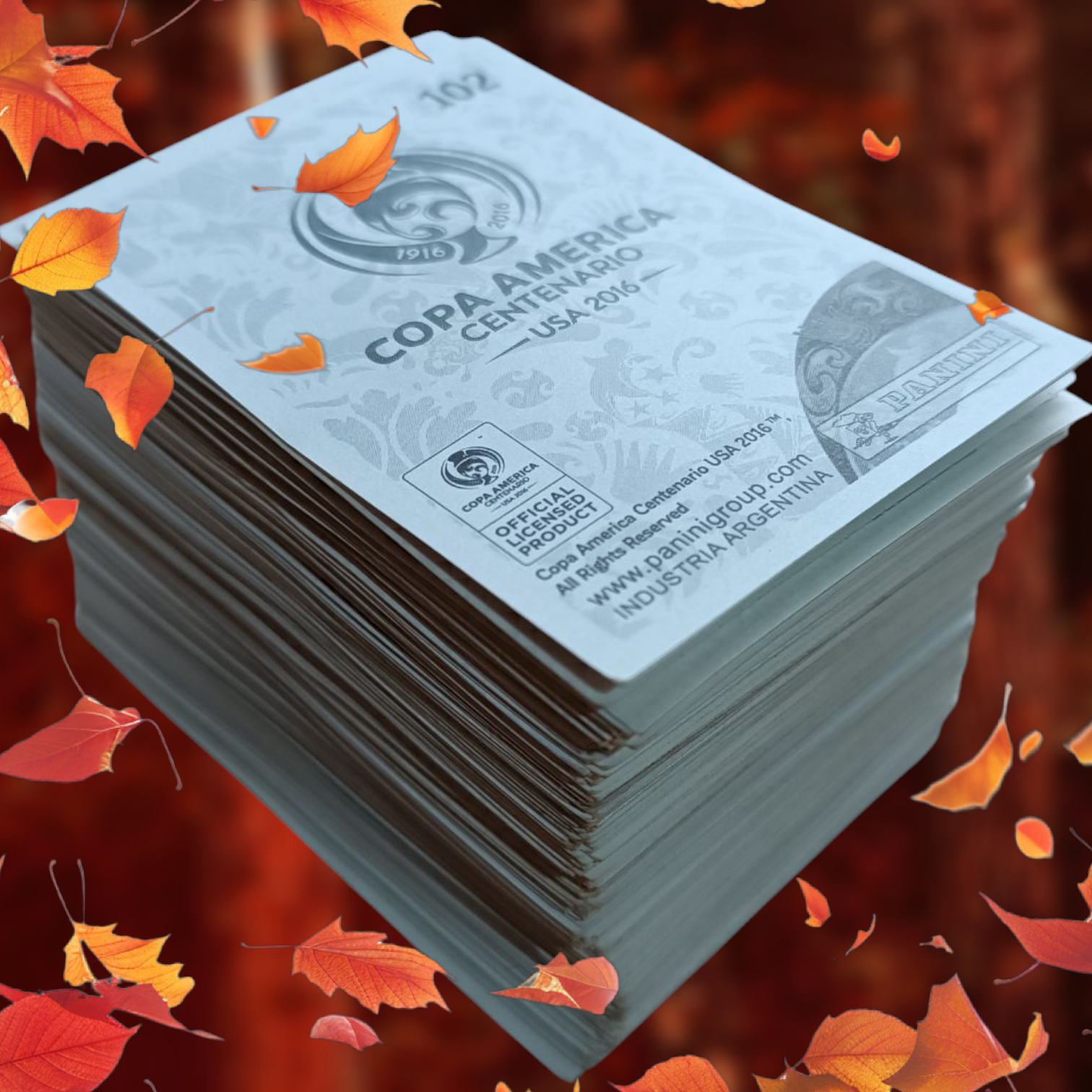 Lote 264 figuritas sueltas Copa América 2016 Centenario