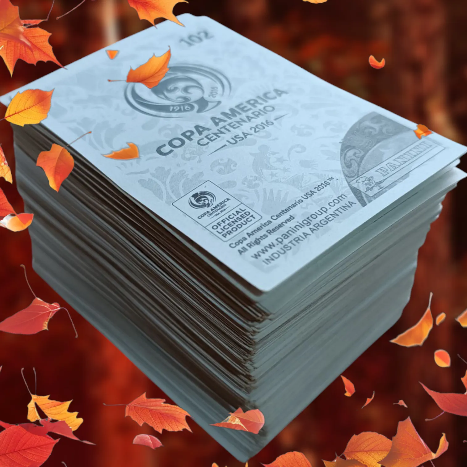 Lote 264 figuritas sueltas Copa América 2016 Centenario