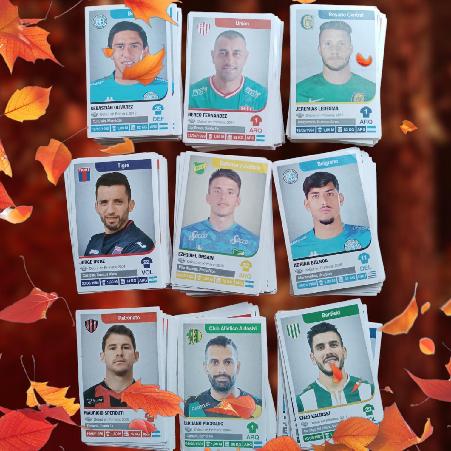 Súper lote 269 figuritas Fútbol Argentino 2018-2019