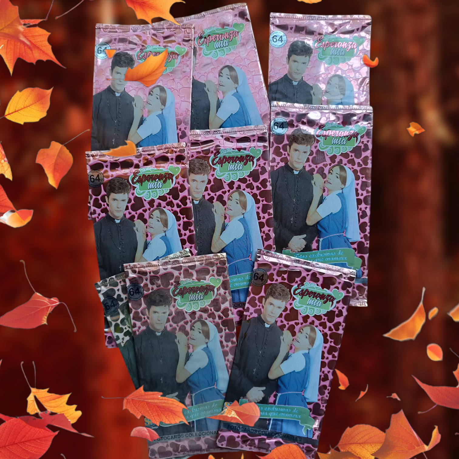 Lote 10 sobres de Fotocartas Esperanza Mía