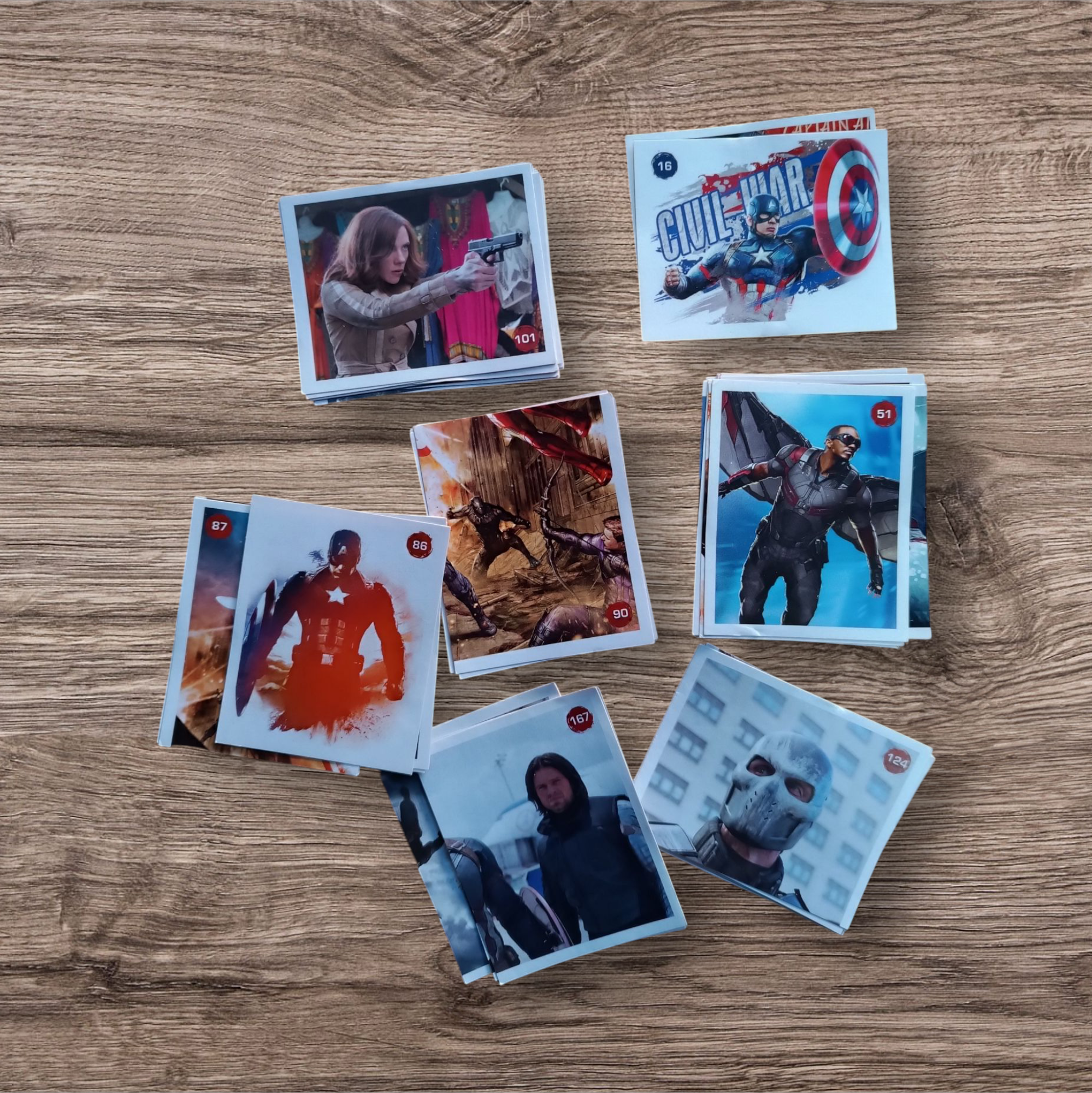 Lote 57 figuritas sueltas Civil War