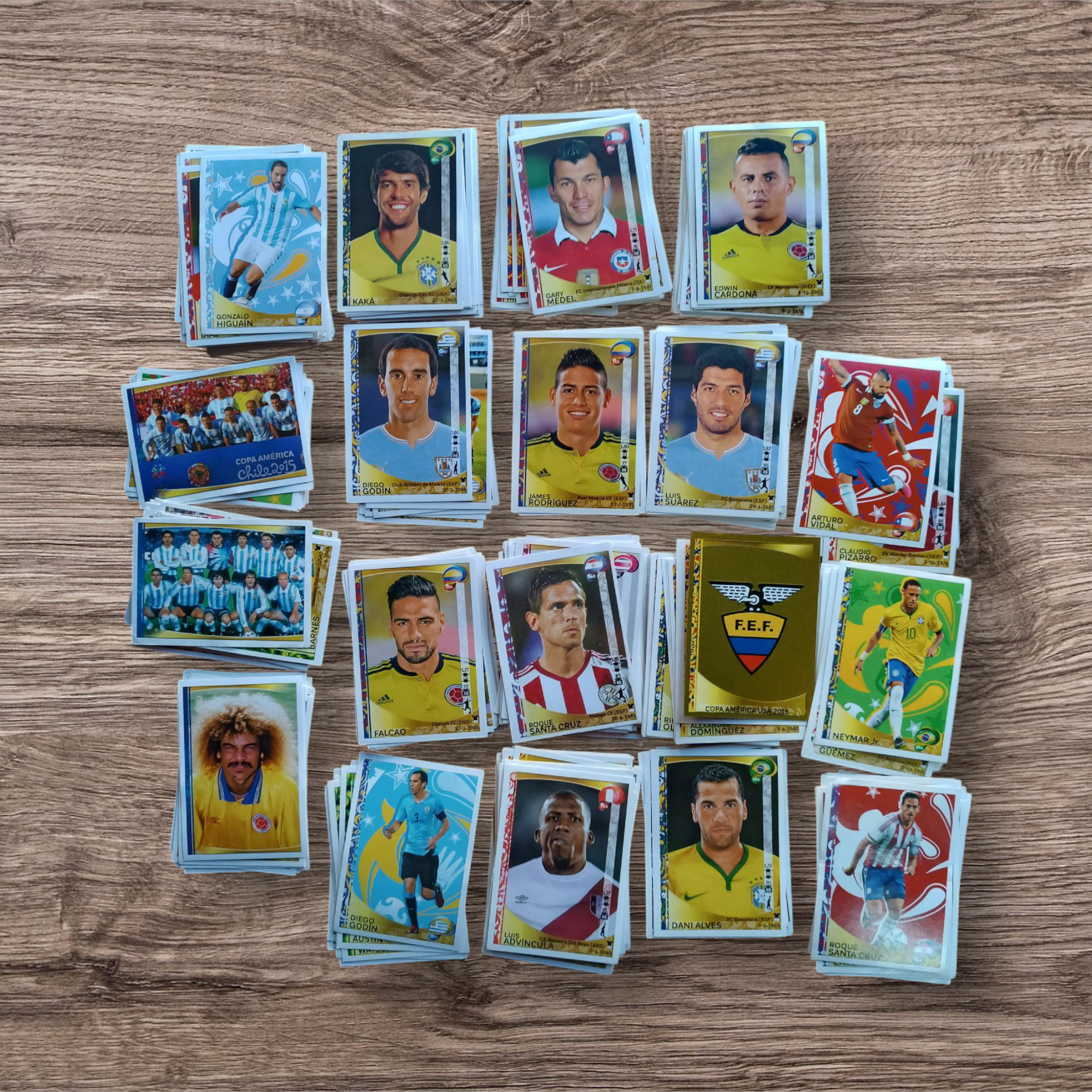 Lotazo 348 figuritas sin repetir Copa América Centenario