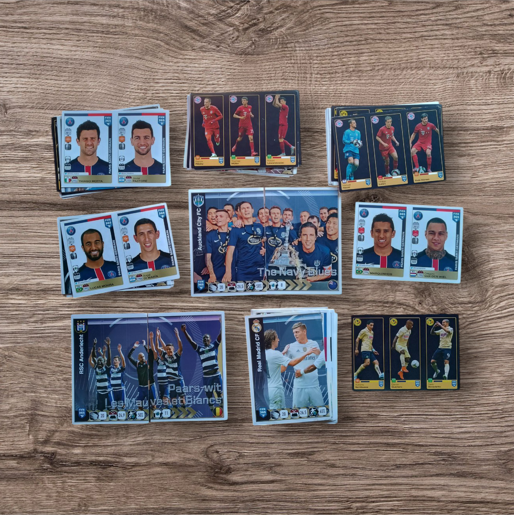 Lote 84 figuritas sin repetir FIFA 365, de Panini
