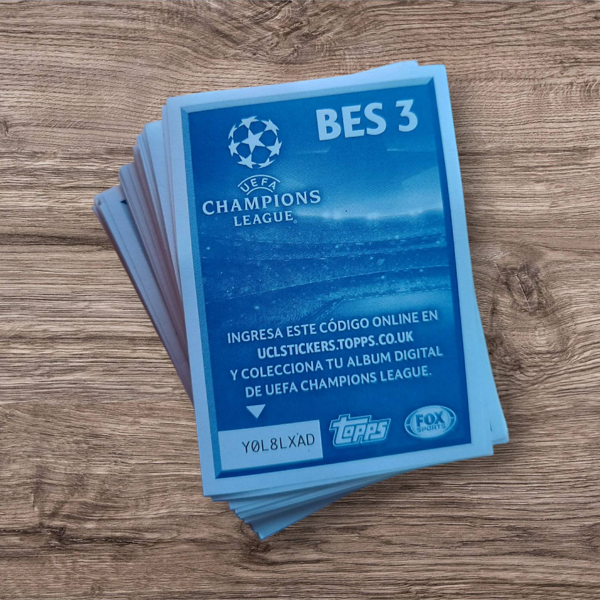 Lote 82 figuritas sin repetir Champions League 2016/2017