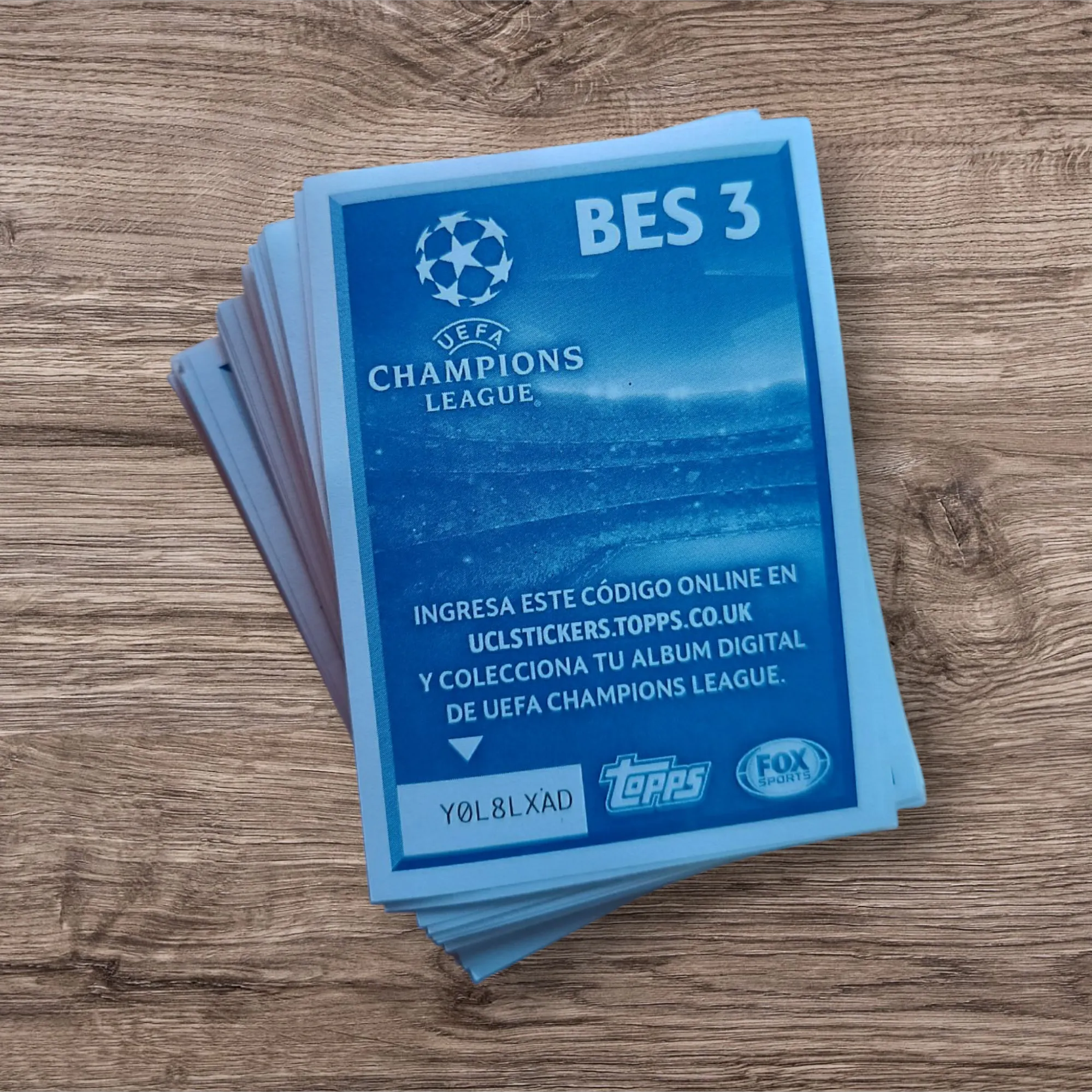 Lote 82 figuritas sin repetir Champions League 2016/2017