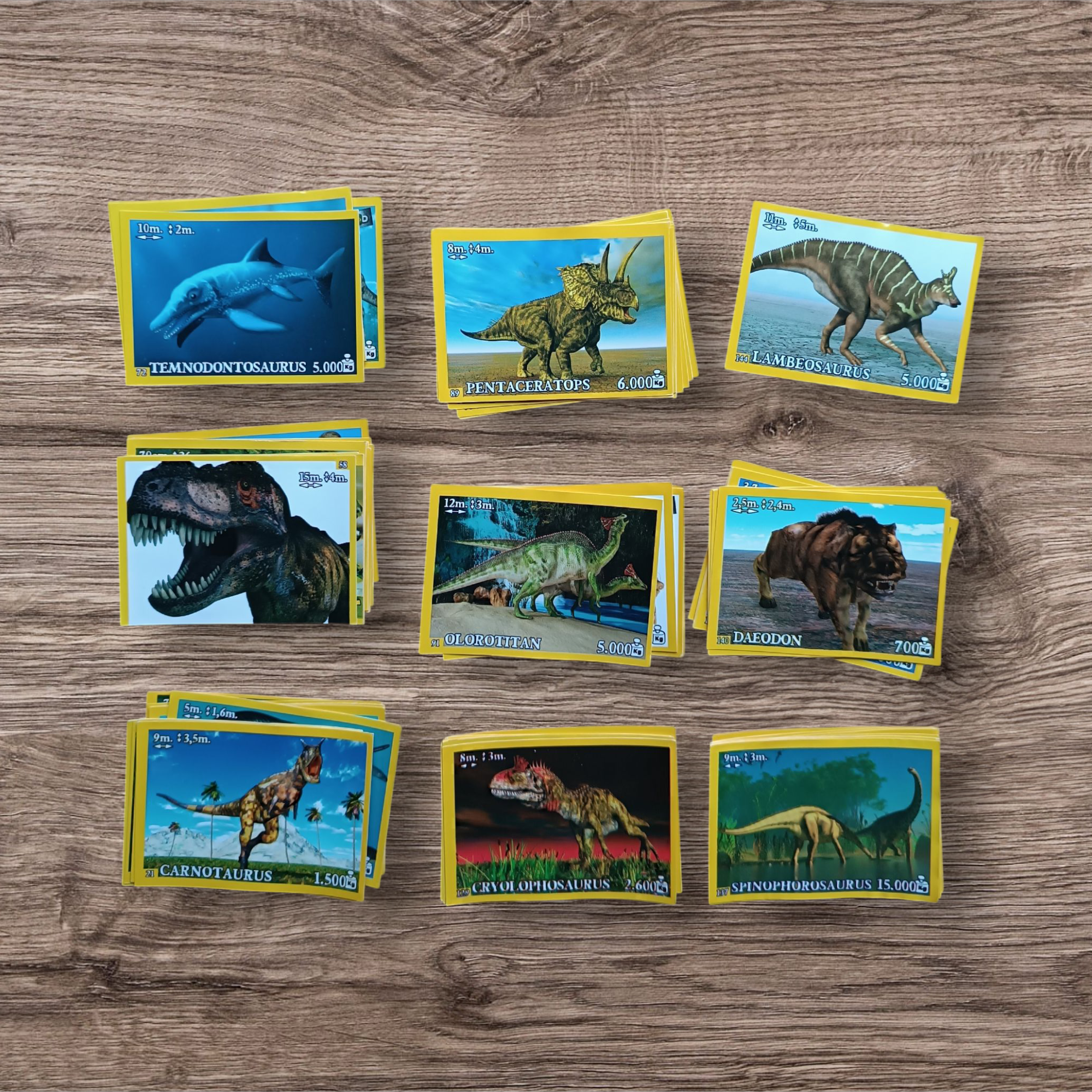 Lote 63 figuritas sin repetir Dinosaurs