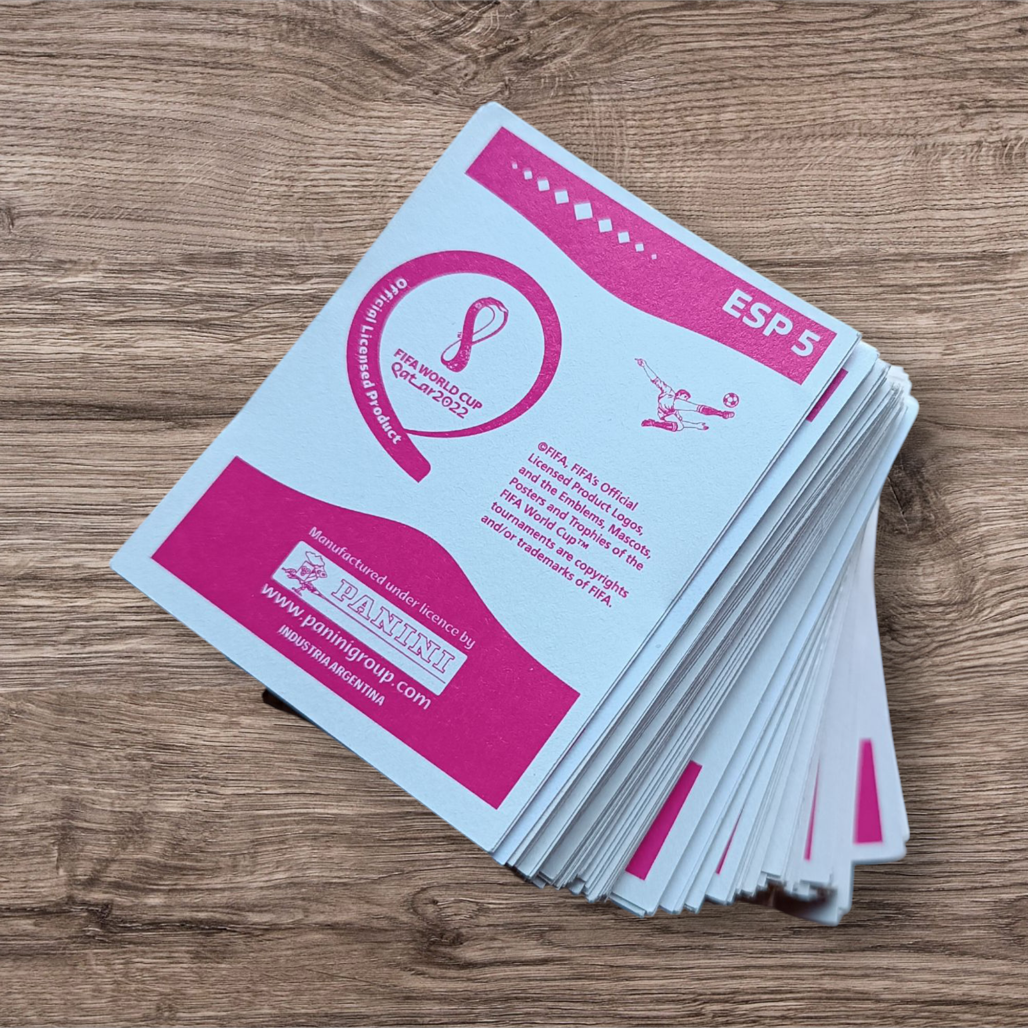 Lote 280 figuritas sin repetir Mundial Qatar 2022