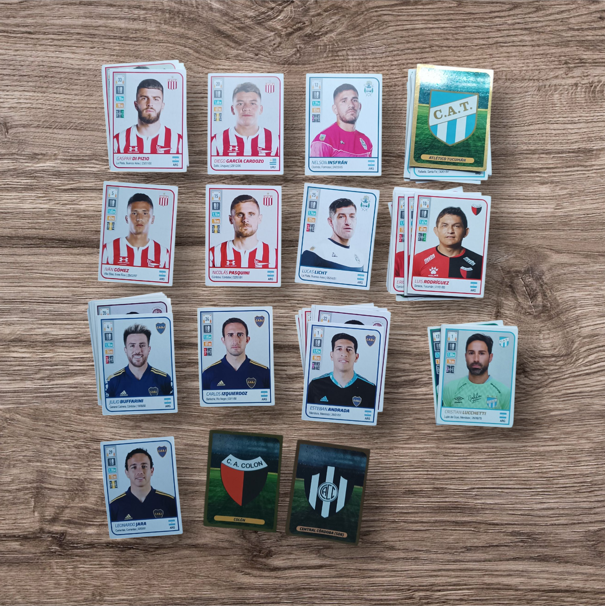 Lote 80 figuritas sin repetir Fútbol Argentino 2021