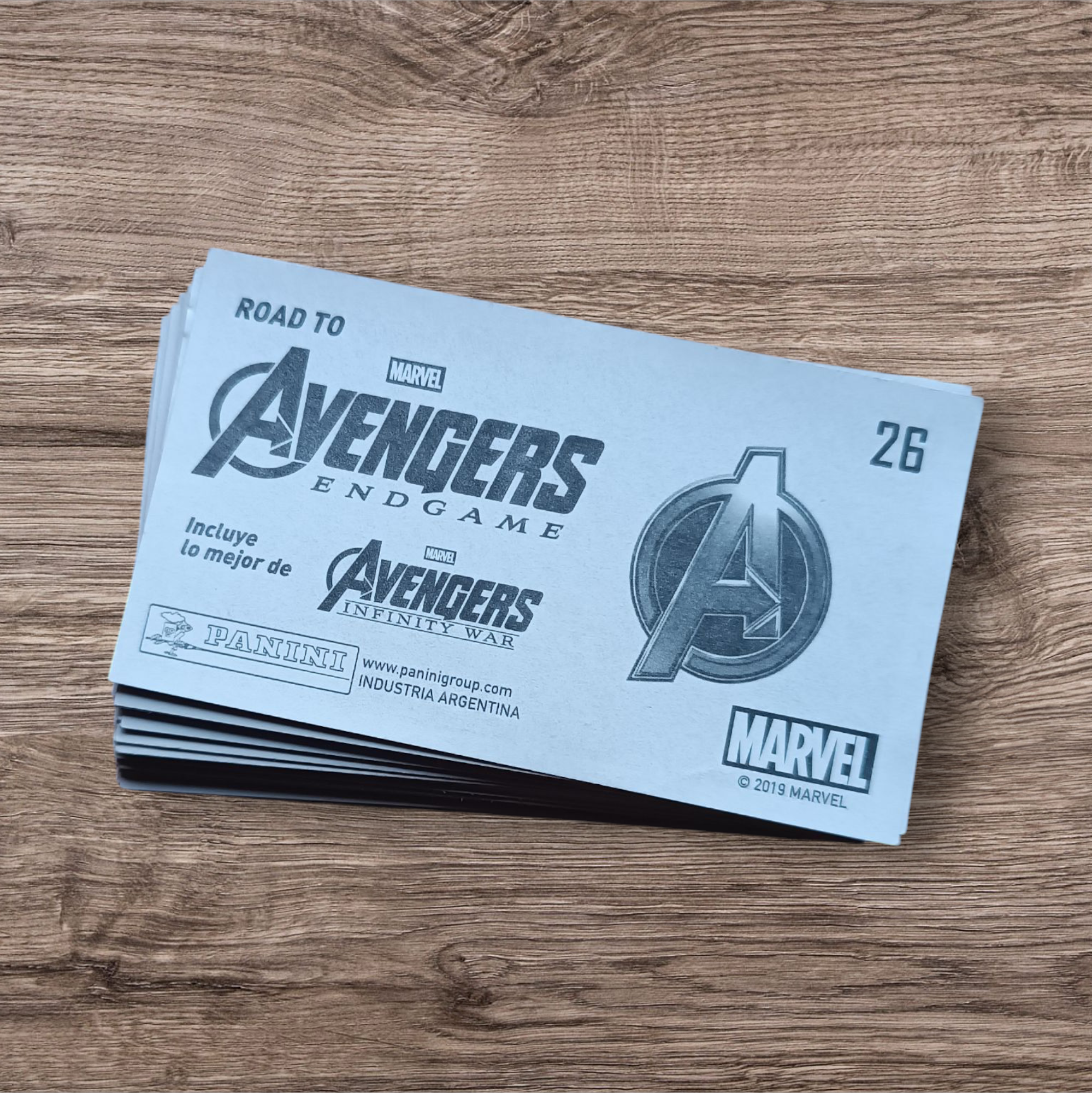 Lote 66 figuritas sin repetir Avengers Endgame, de Panini