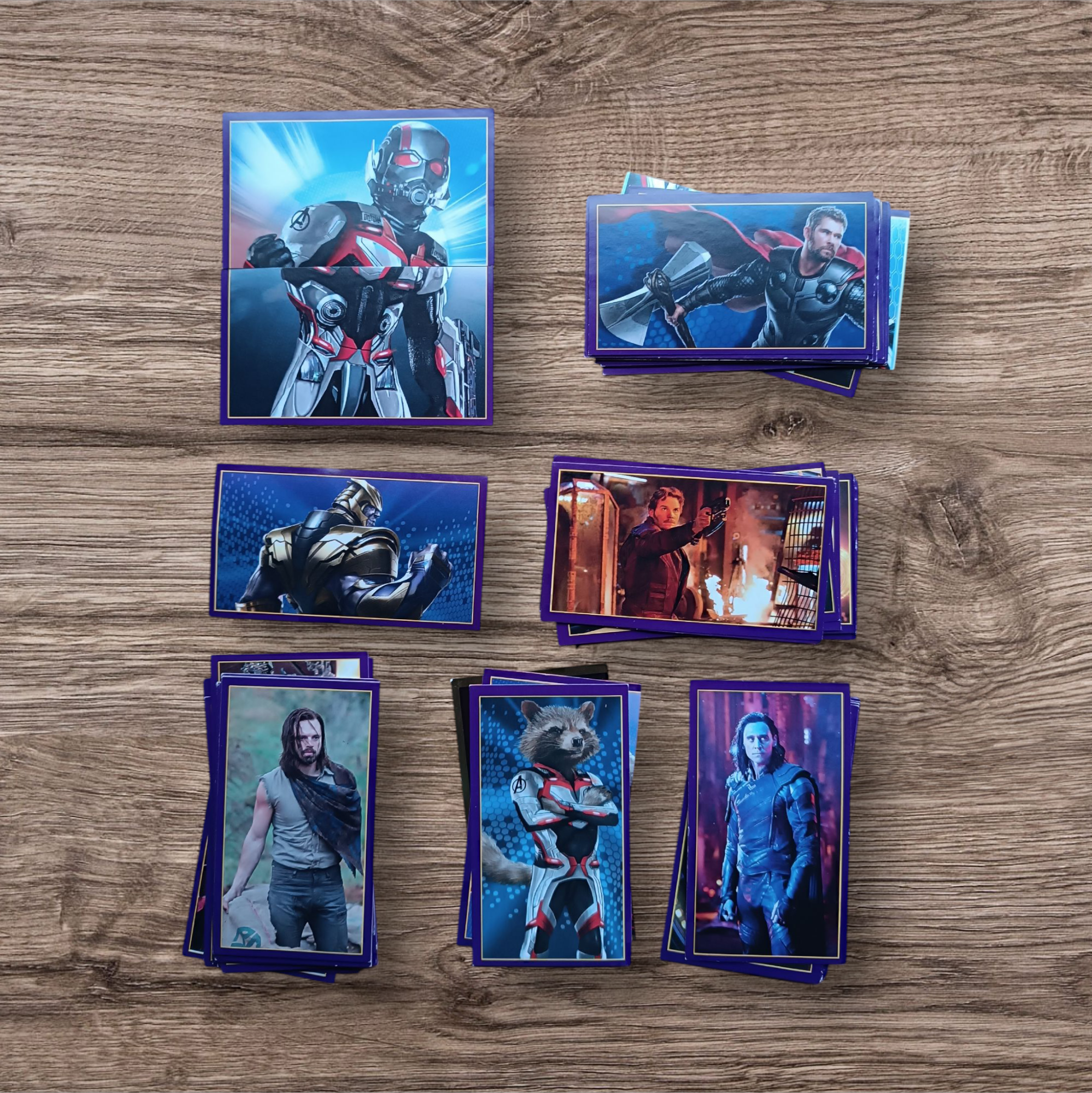 Lote 66 figuritas sin repetir Avengers Endgame, de Panini