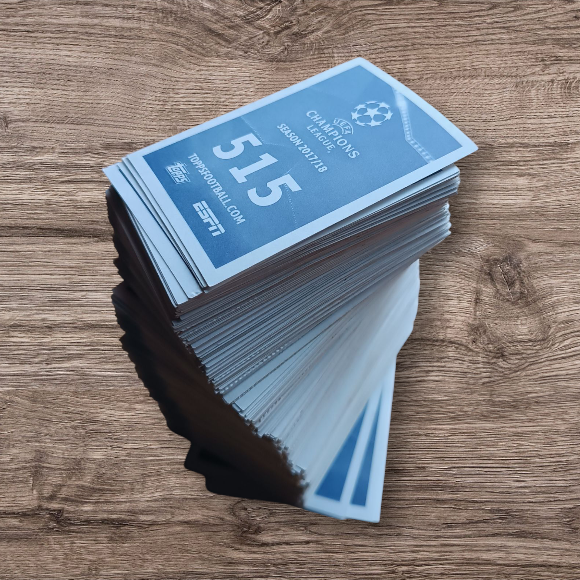 Lote 444 figuritas sin repetir Champions League 2017/2018 de Topps