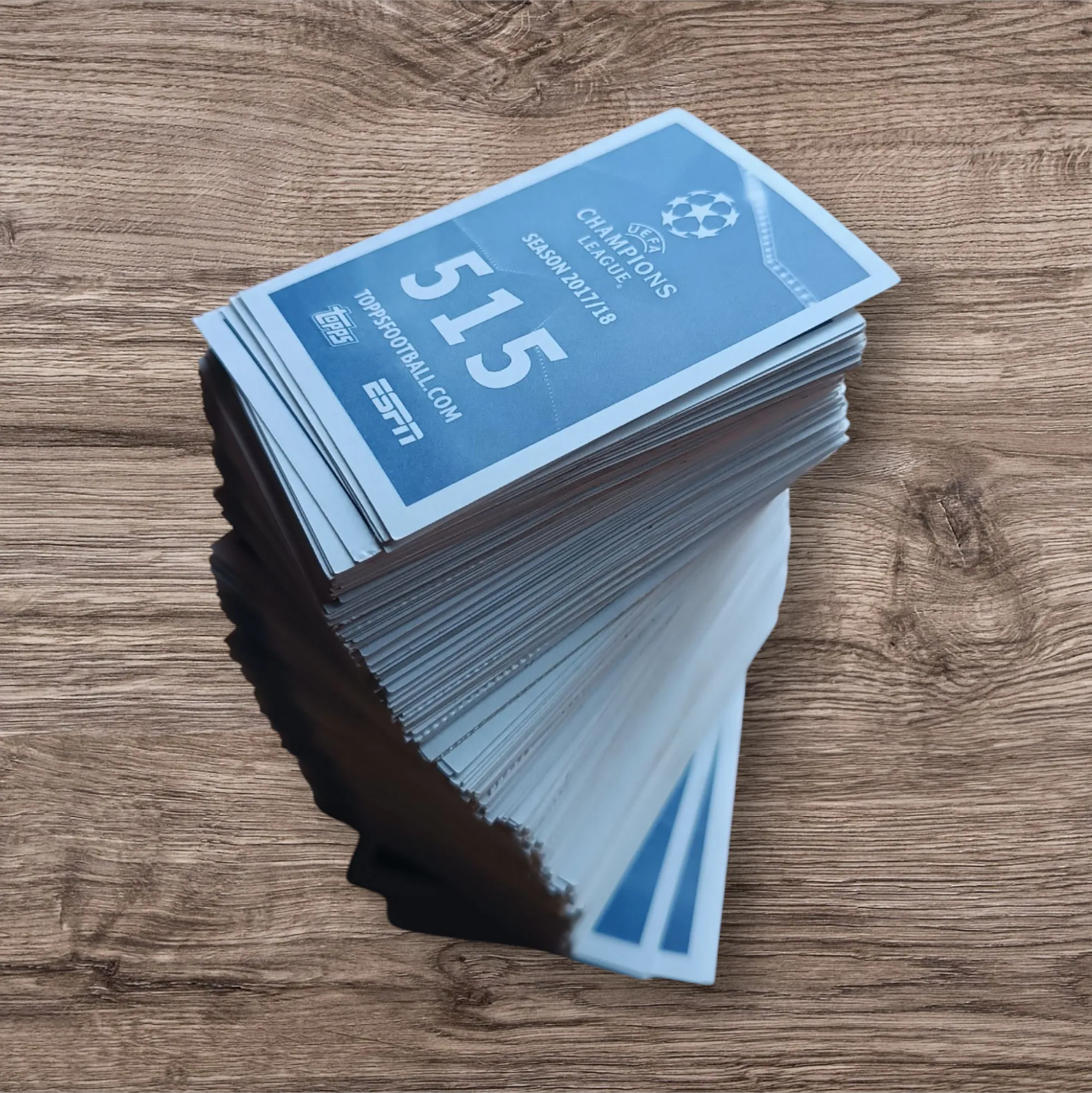 Lote 444 figuritas sin repetir Champions League 2017/2018 de Topps