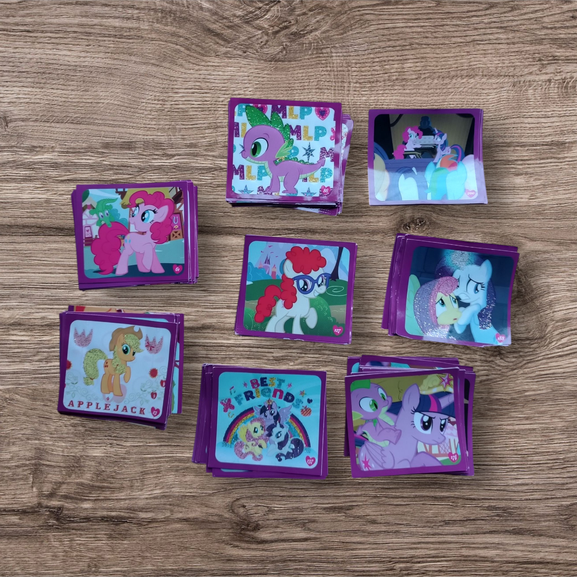 Lote 162 figuritas sin repetir My Little Pony