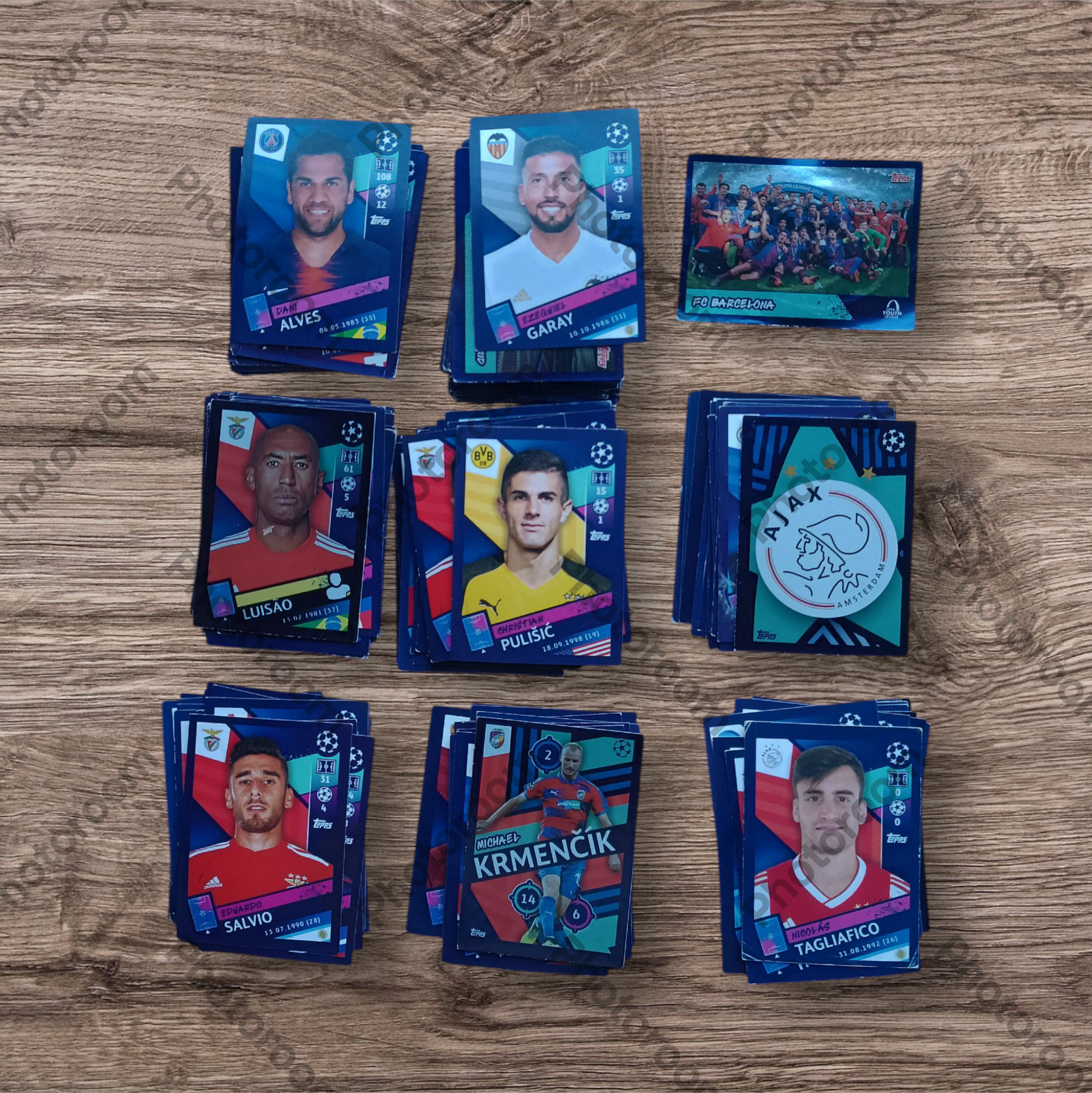 Lote 165 figuritas sin repetir Champions League 2018/19