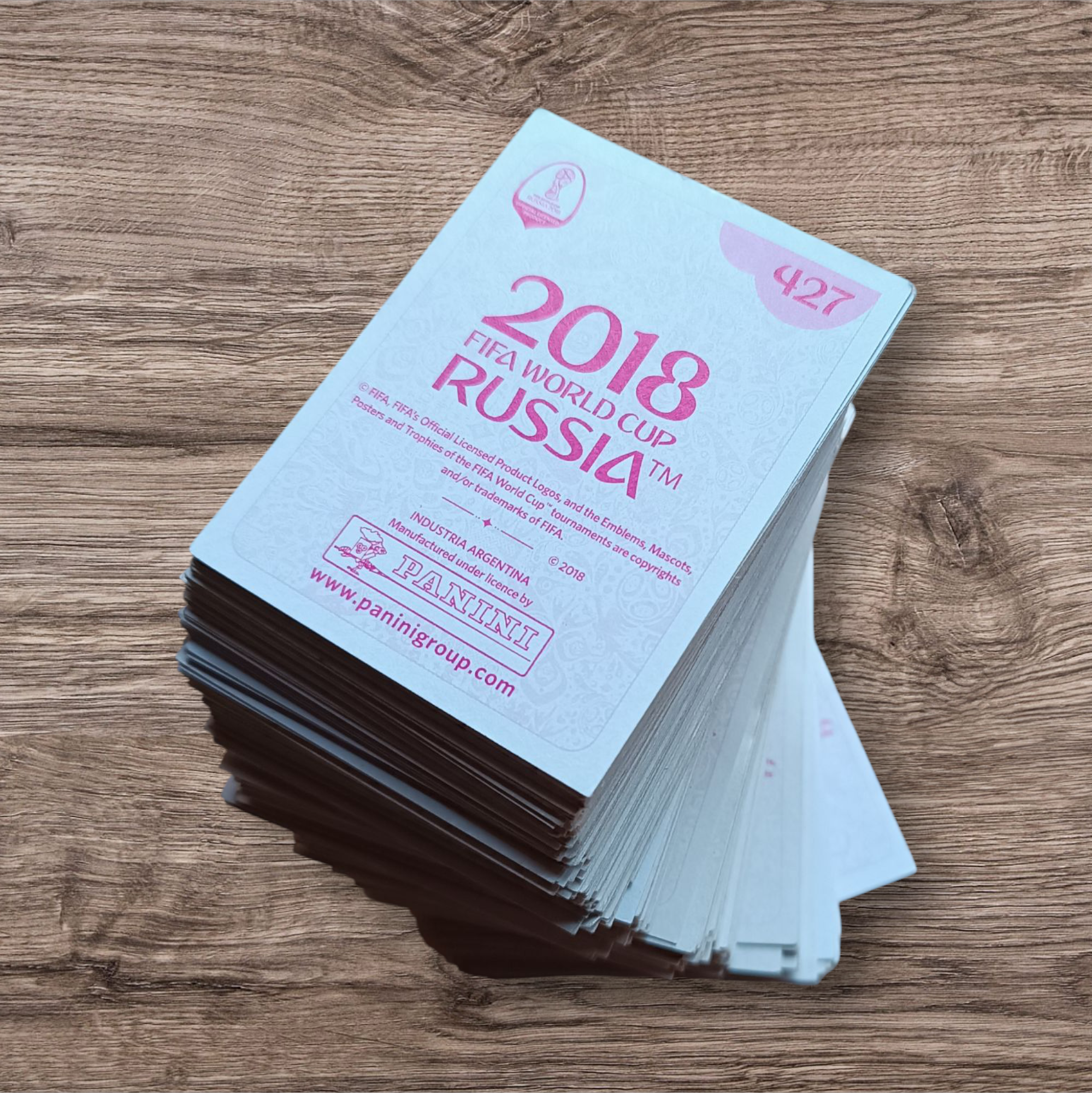 Lotazo 370 figuritas sin repetir Mundial Rusia 2018