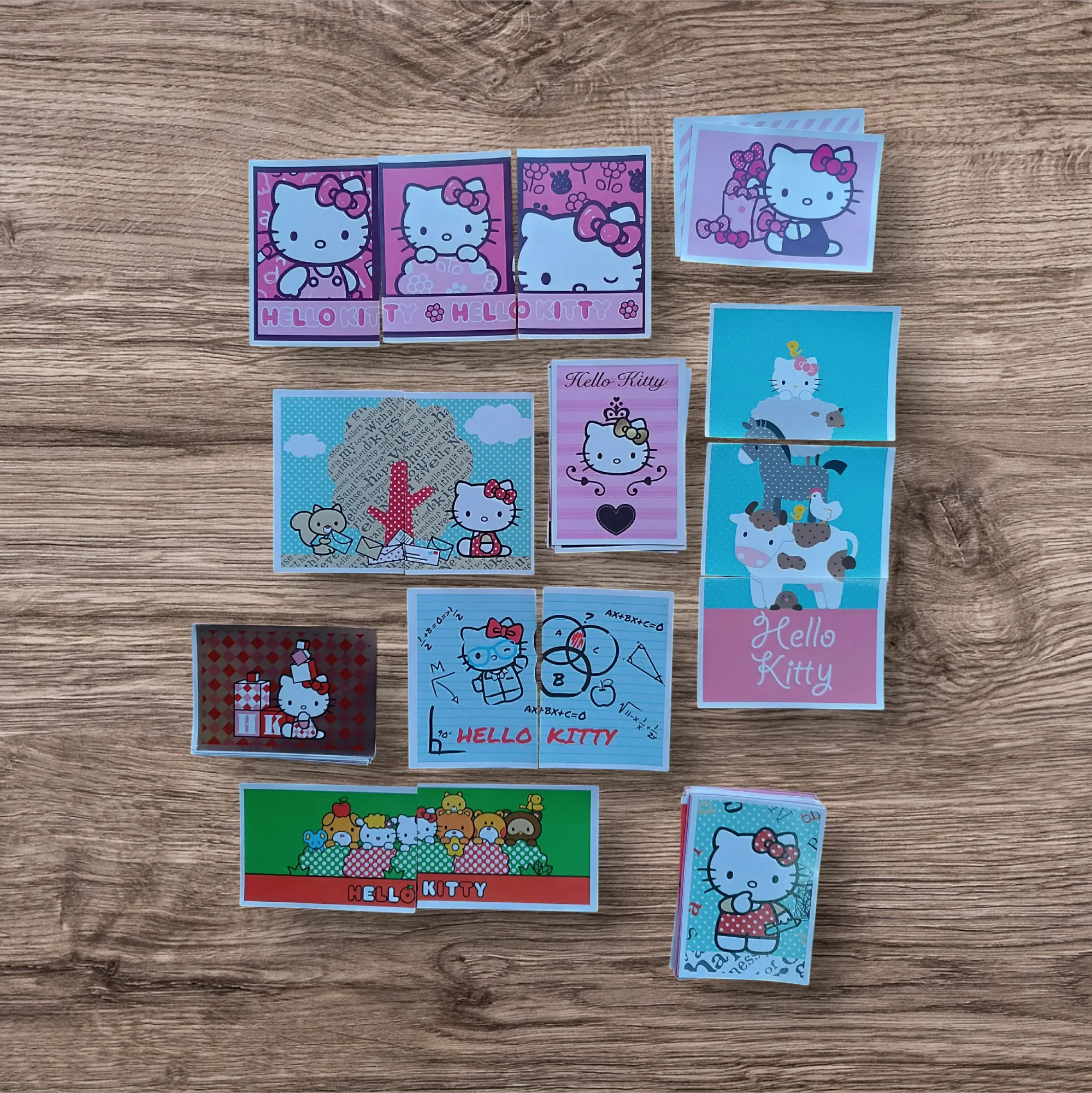 Encantador lote 70 figuritas sin repetir Hello Kitty, de Panini