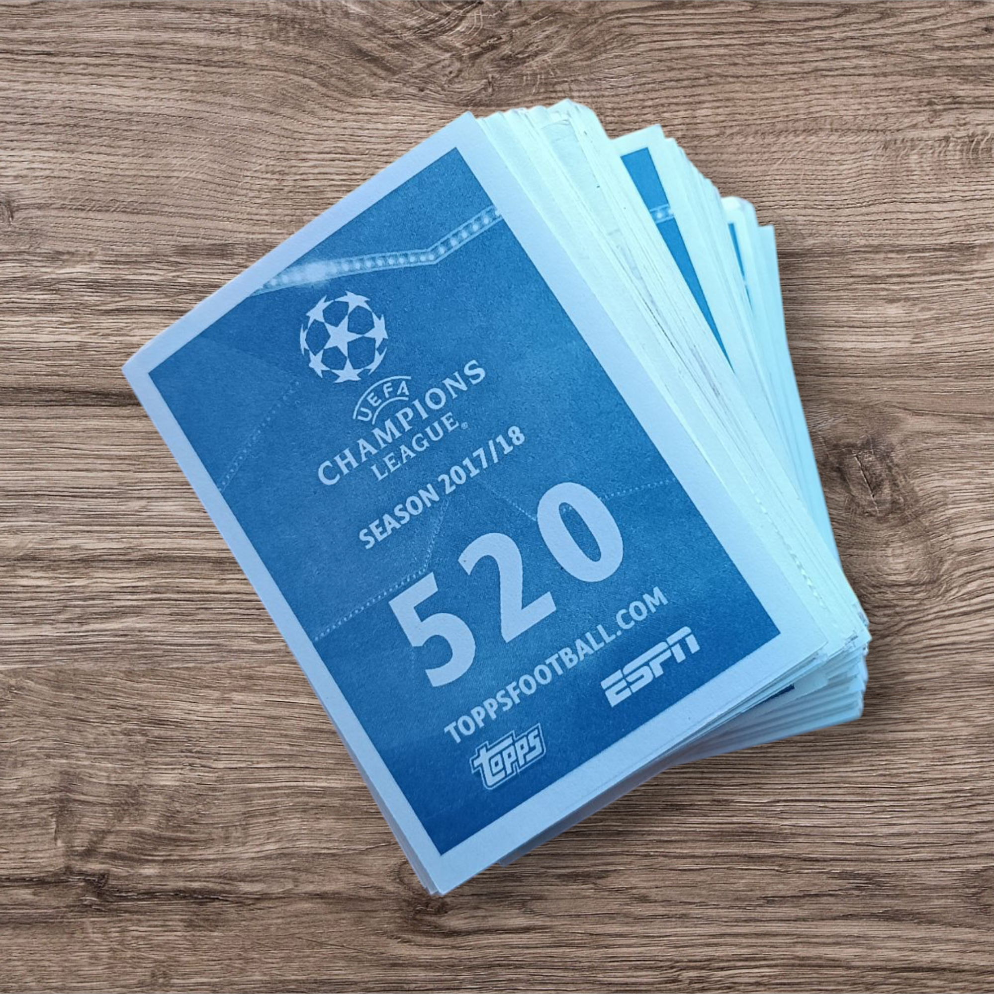 Lote 266 figuritas sin repetir Champions League 2017/18