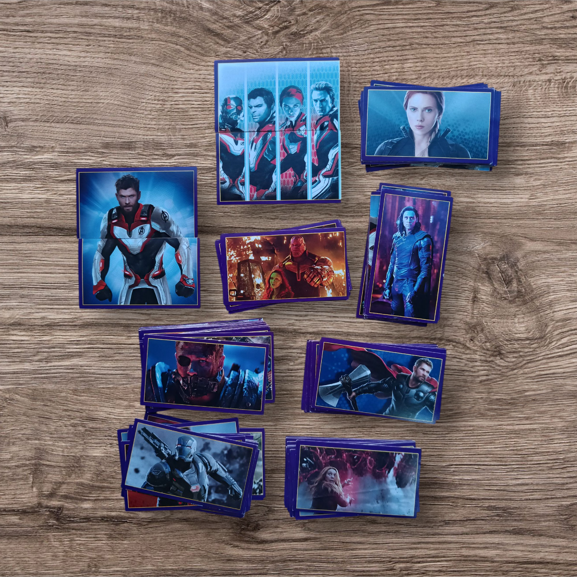 Lote 154 figuritas Avengers Endgame (con repetidas)