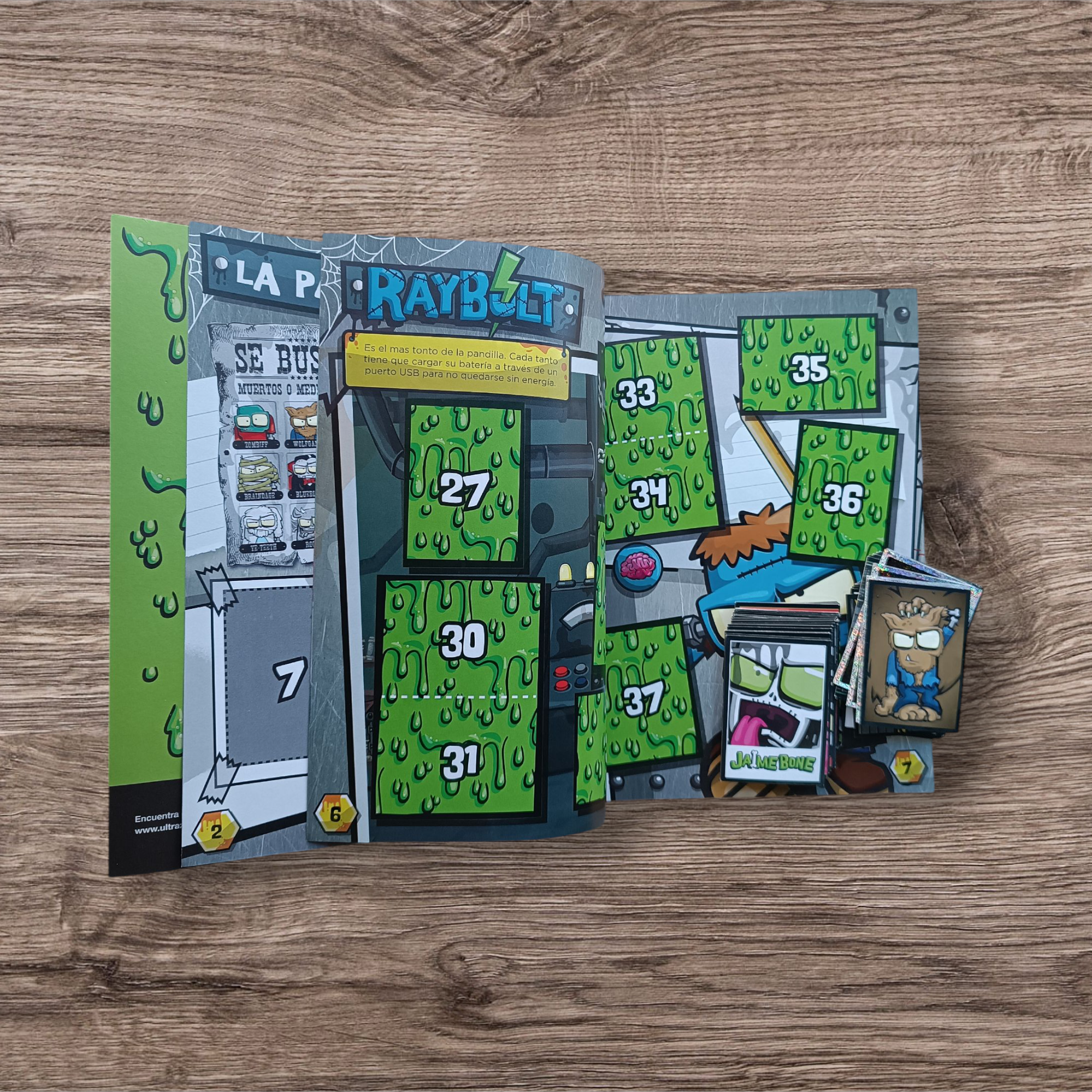 Álbum + 98 figuritas sin repetir Ultra Zombies